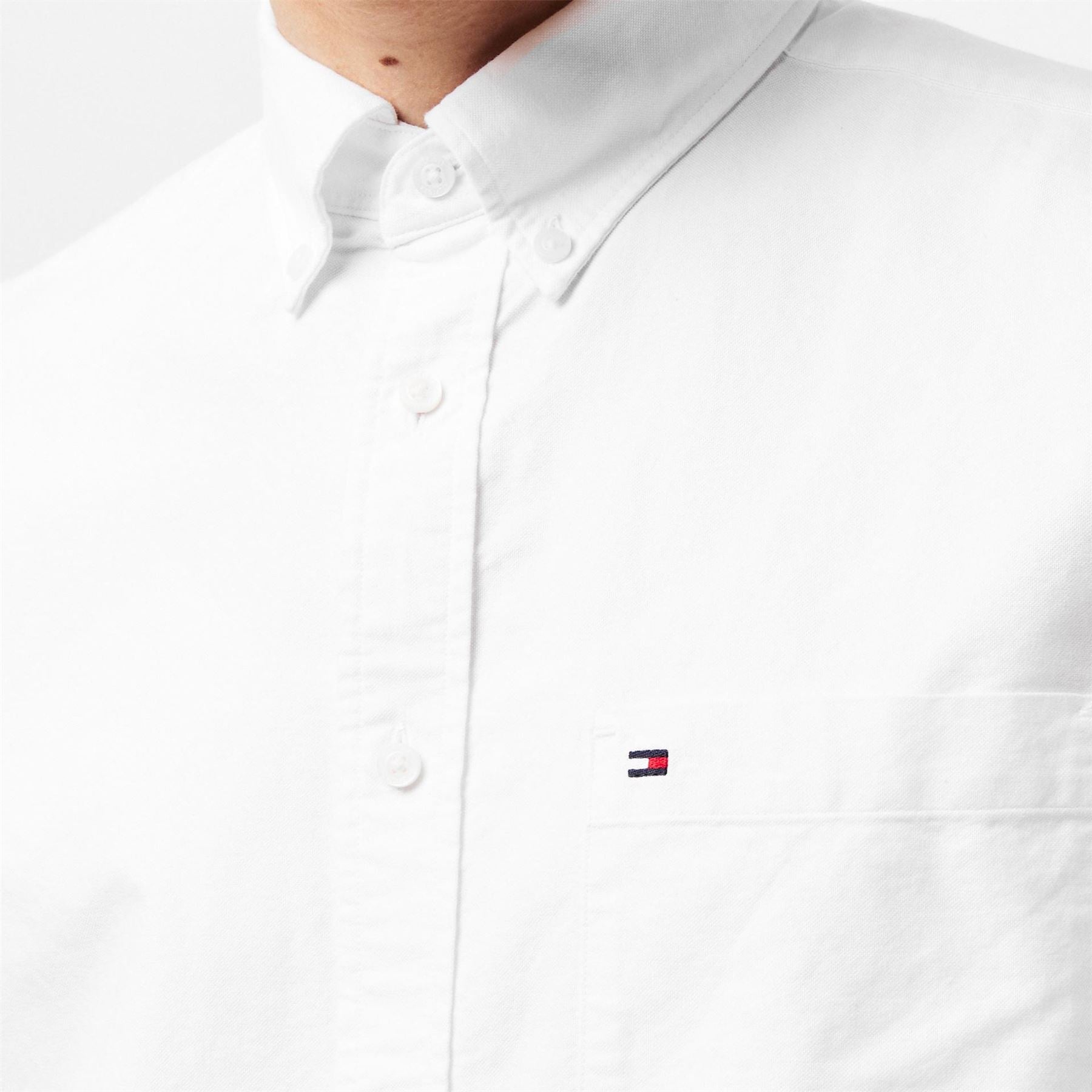 Tommy Hilfiger Heritage Oxford Short Sleeve Plain Shirt
