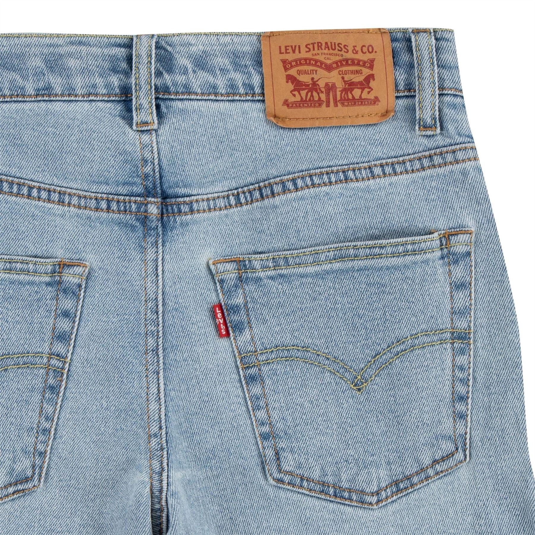 Levis Five Pocket Straight Leg Jeans