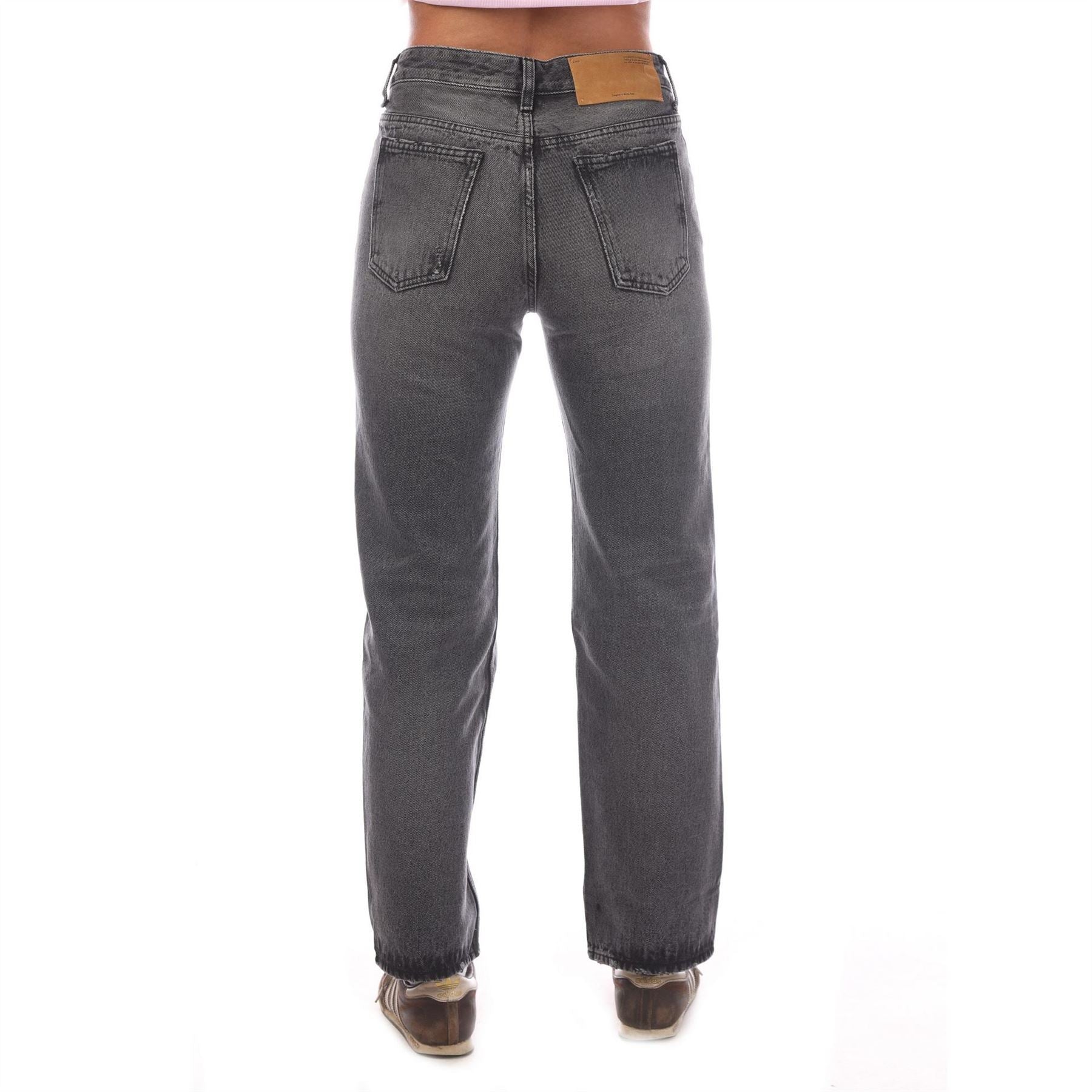 Off White Straight Fit Denim Jeans