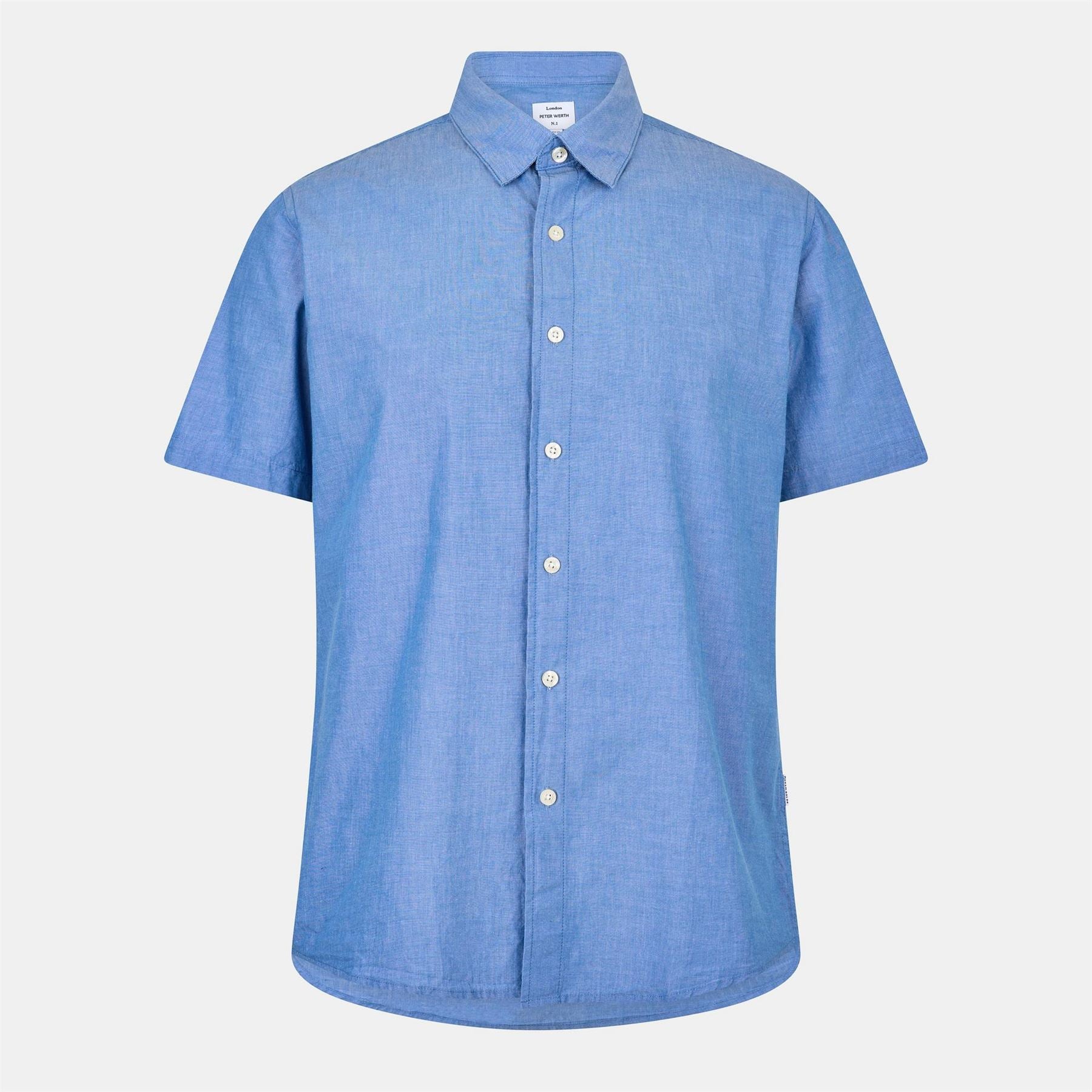 Peter Werth Collared Neck Short Sleeve Regular Fit Shirt