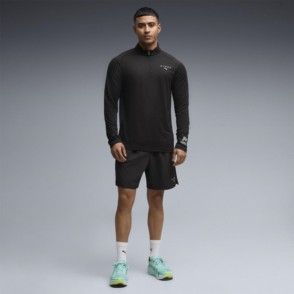 Puma Hyrox Quarter Zip Long Sleeve Top