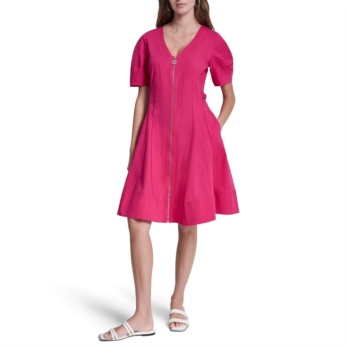 DKNY Lanturn Skater Dress