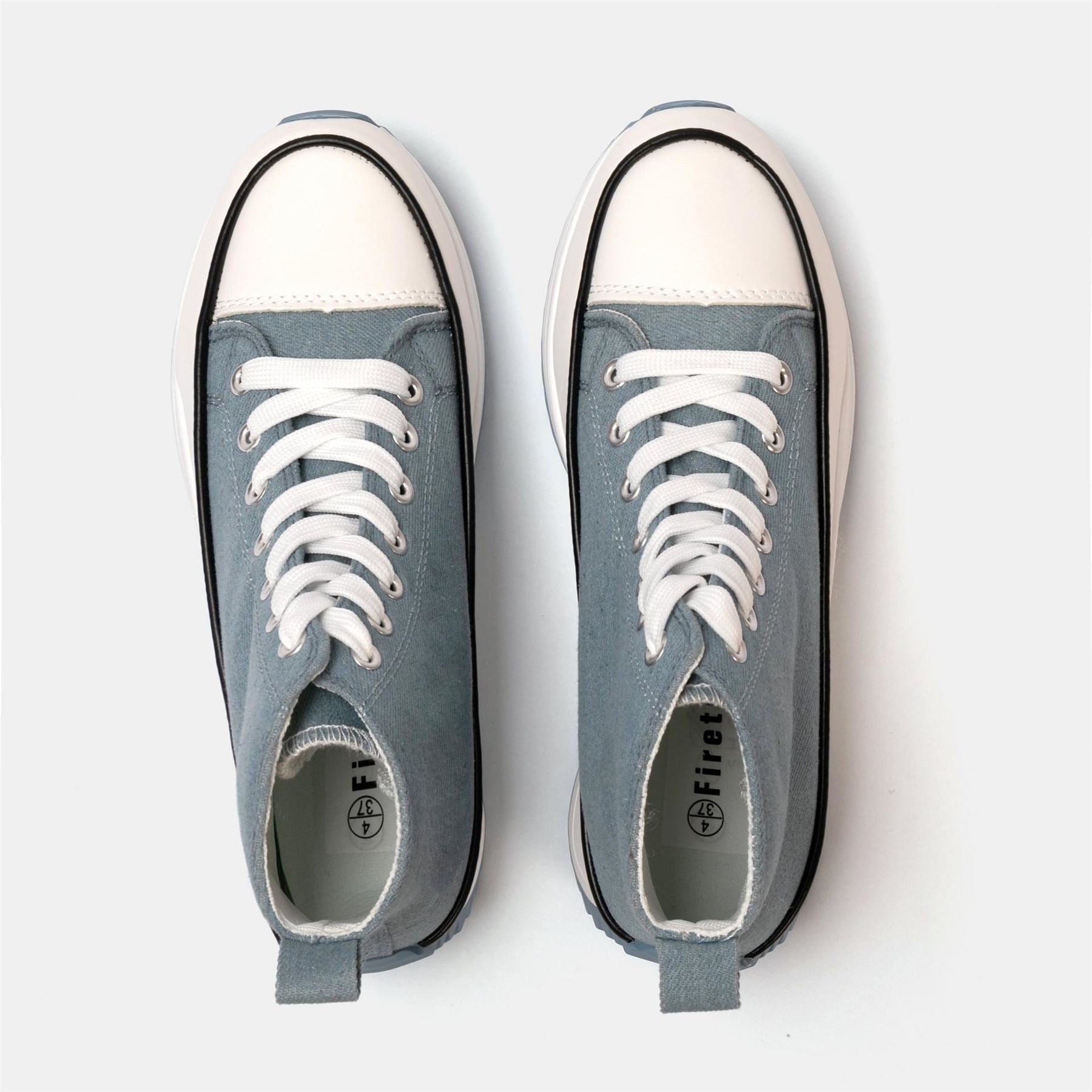 Firetrap Platform Hi Top Ladies Trainers