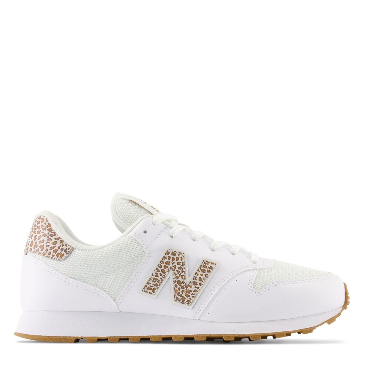 New Balance 500 Low Top Leopard Patterned Sneakers