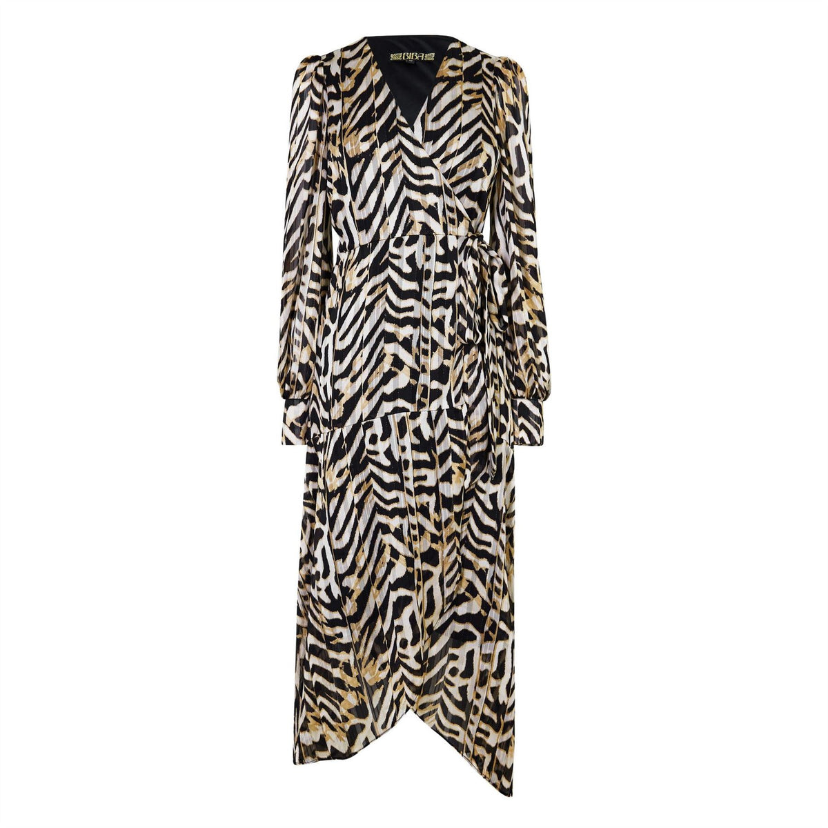 Biba Printed Wrap Dress