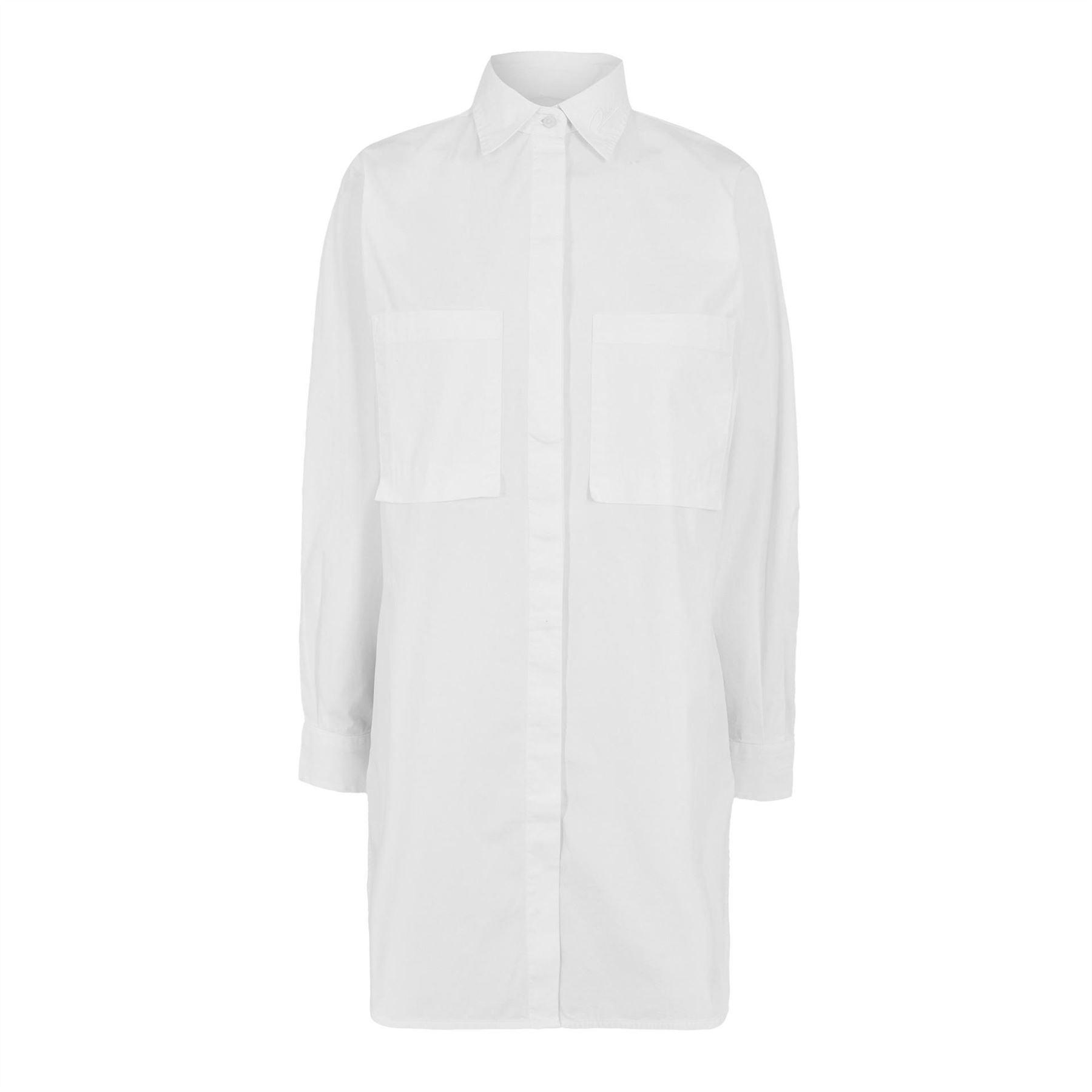 Diesel Regular Fit Long Sleeve Barrel Cuff Shirt Dress