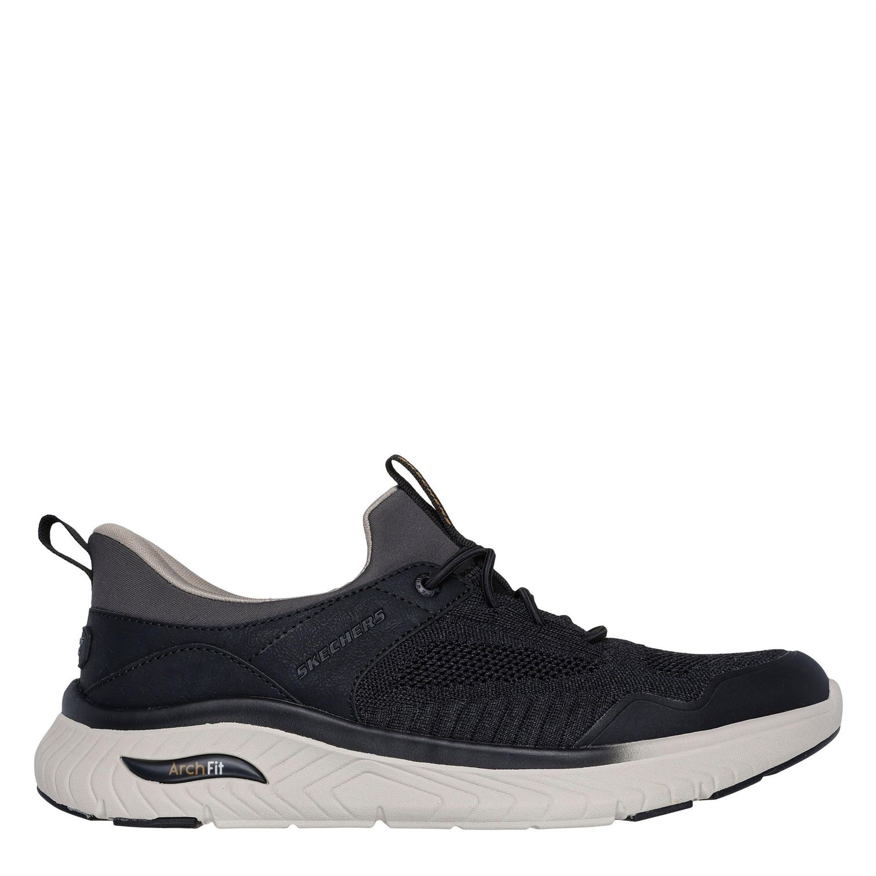 Skechers Mens Arch Fit Crosser Slip On Trainers