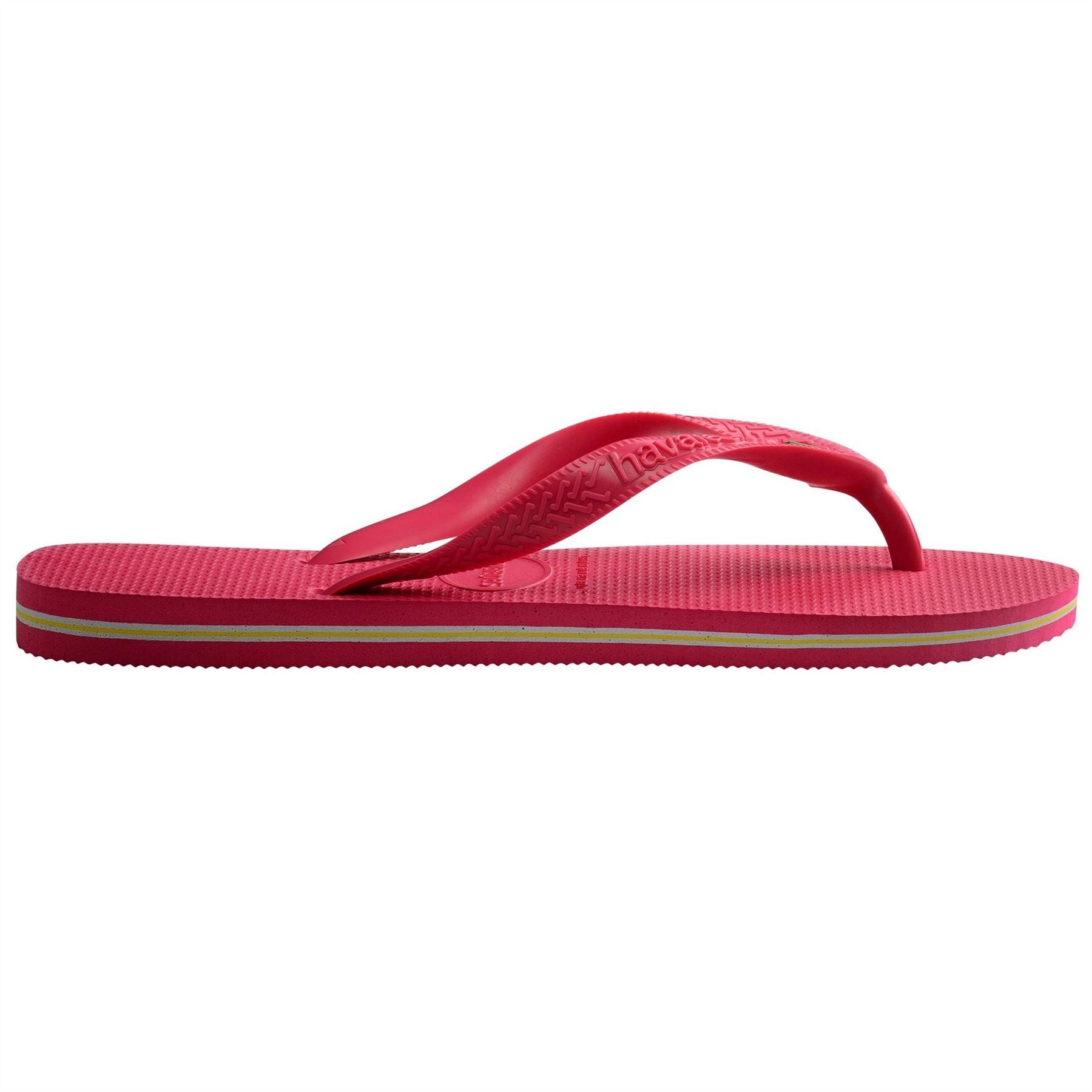Havaianas Womens Hav. Brasil Pink Paradise 35 36 Flip Flops