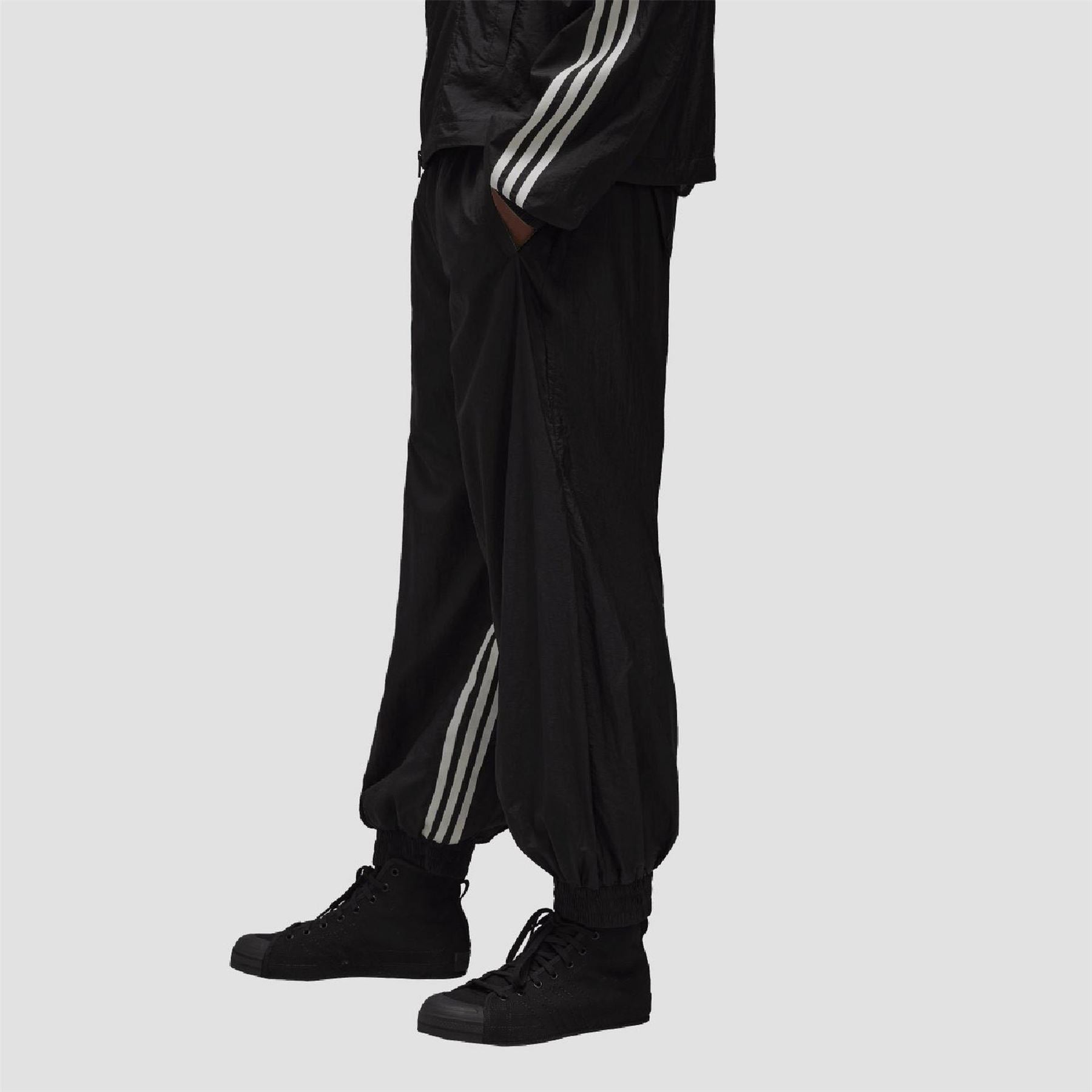 Y3 3 Stripes Shell Track Bottoms
