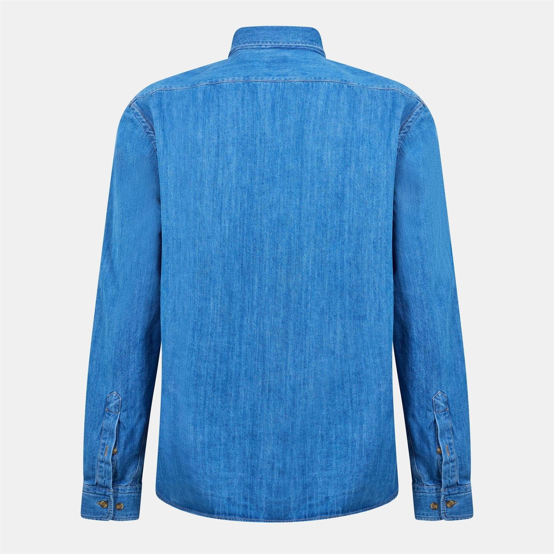 Boss BOSS Long Sleeve Denim Shirt   Tailored Fit (Liam Kent)