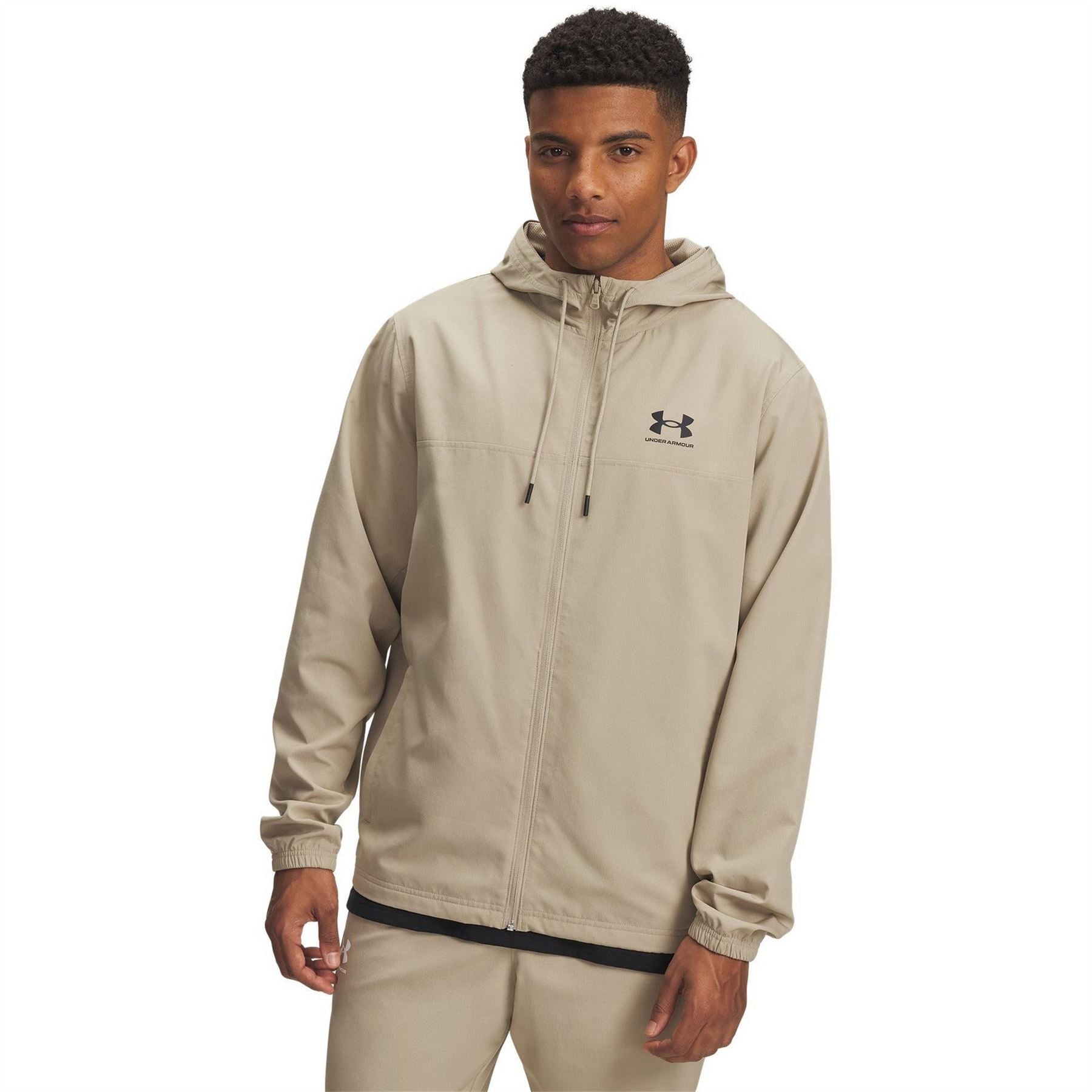 Under Armour  Sportstyle Water Resistant Wind Resistant Long Sleeve Windbreaker