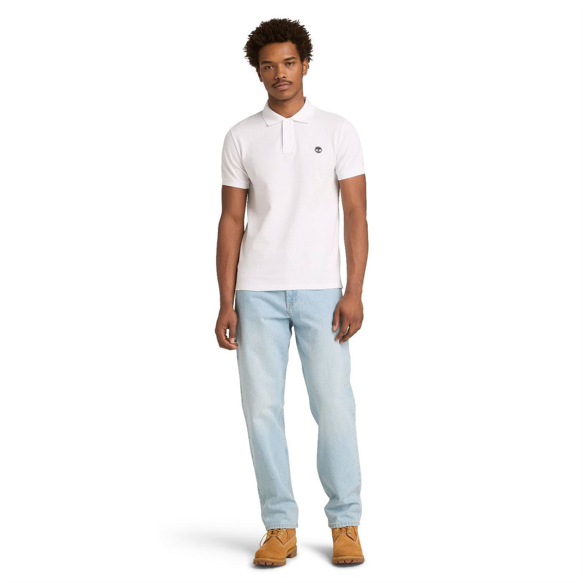 Timberland Oyster River Logo Short Sleeve Polo Shirt