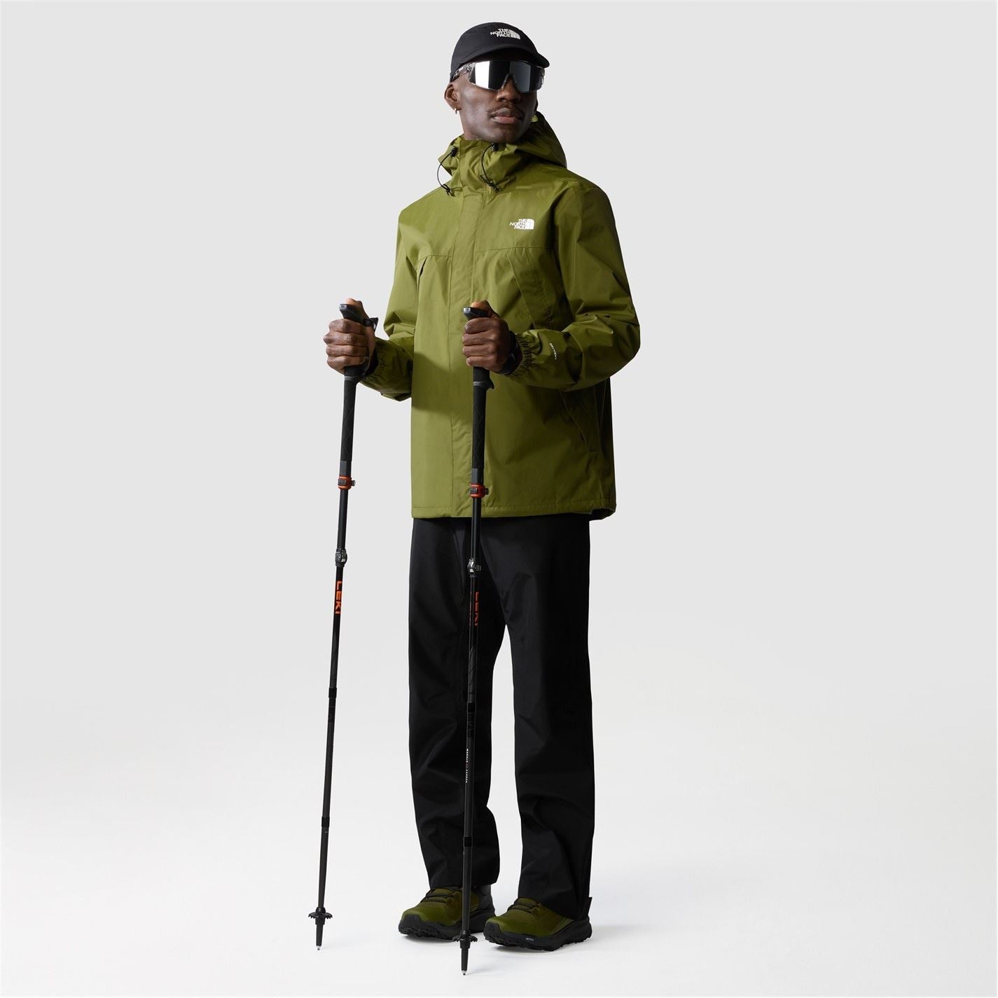 The North Face Antora Solid Patterned Hooded Rain Jacket
