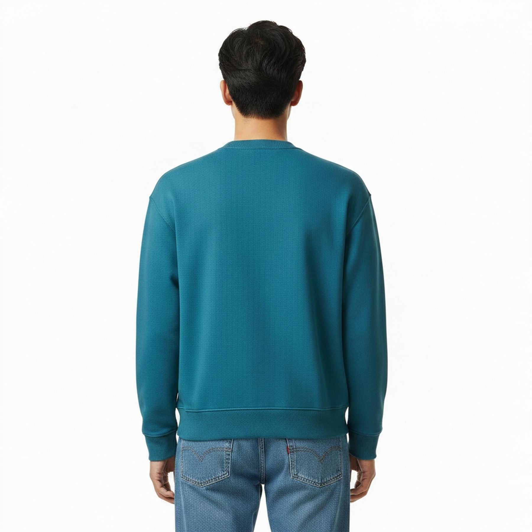 Calvin Klein Jeans Woven Box Crew Sweatshirt