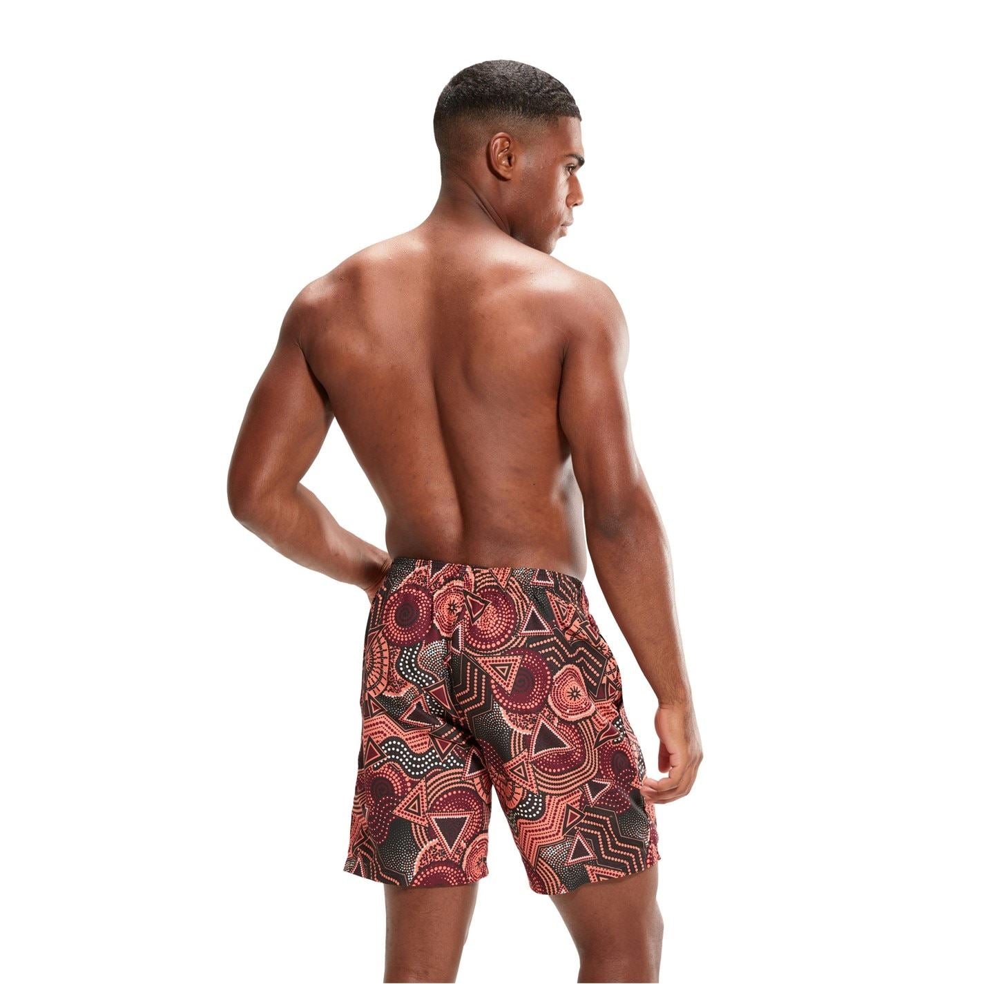 Speedo Mens Digital Printed 18 Inch Swim Shorts