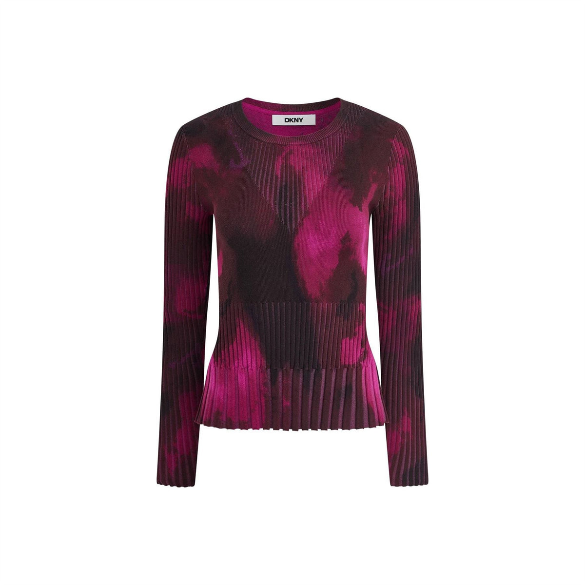 DKNY Rib Ls Top Ld64
