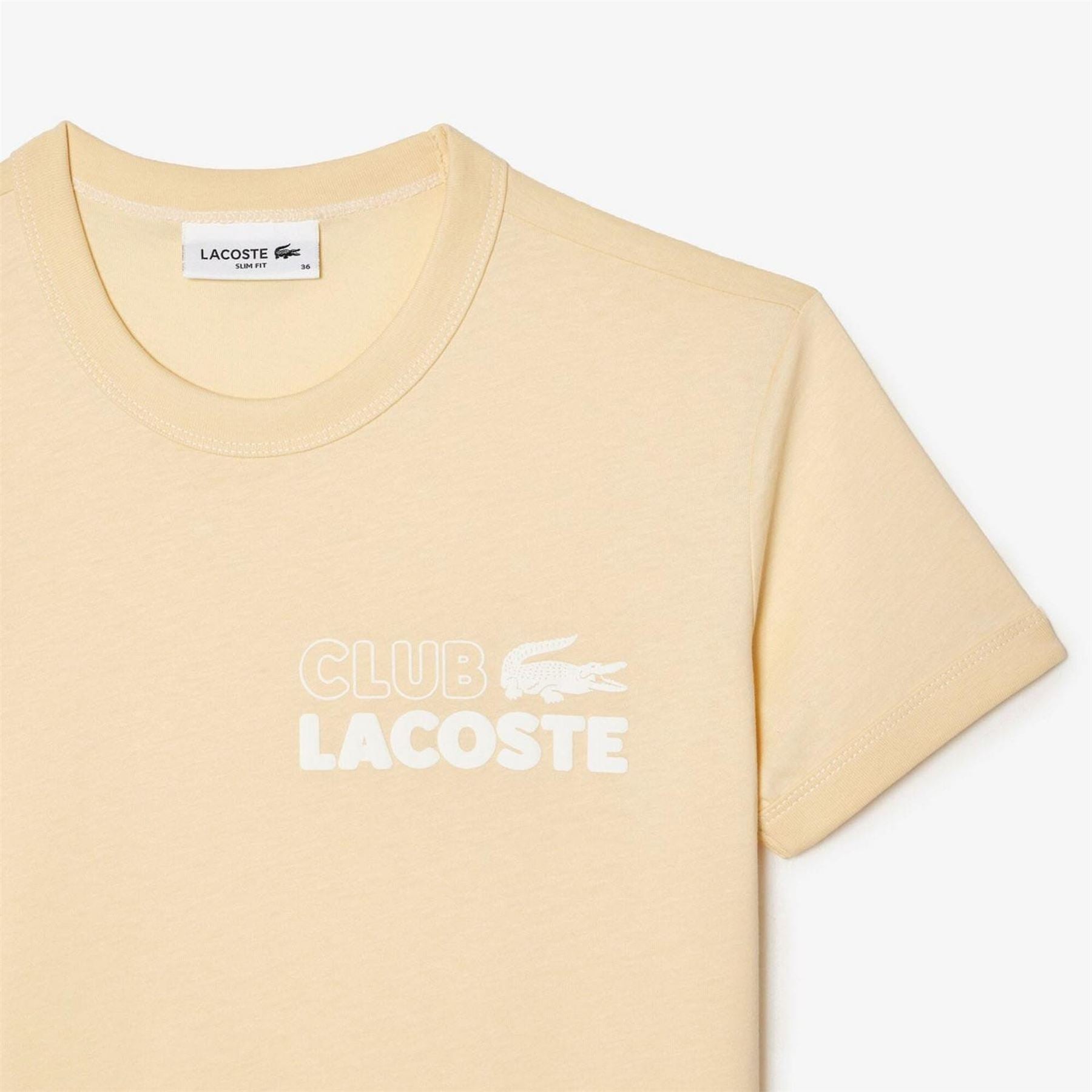 Lacoste Fit Organic Cotton Jersey T-Shirt