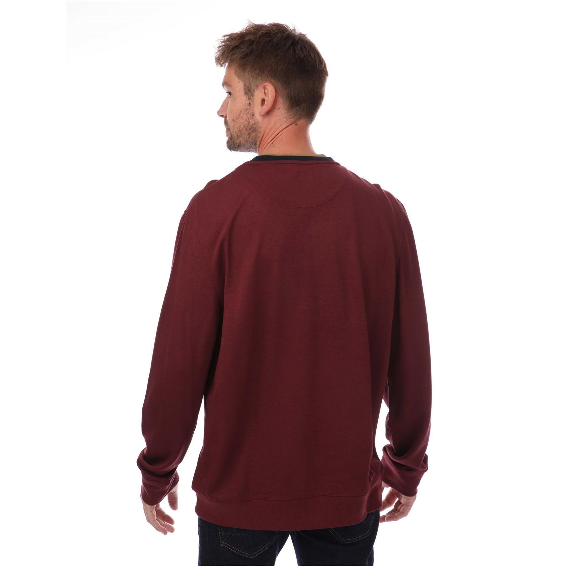 Ted Baker Crew Neck Long Sleeve Regular Fit Sweater