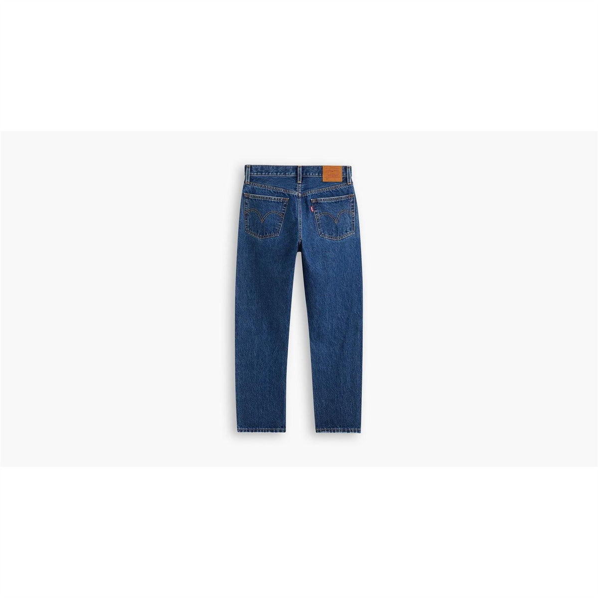 Levis 501 Cropped Mid Rise Cotton Straight Leg Jeans