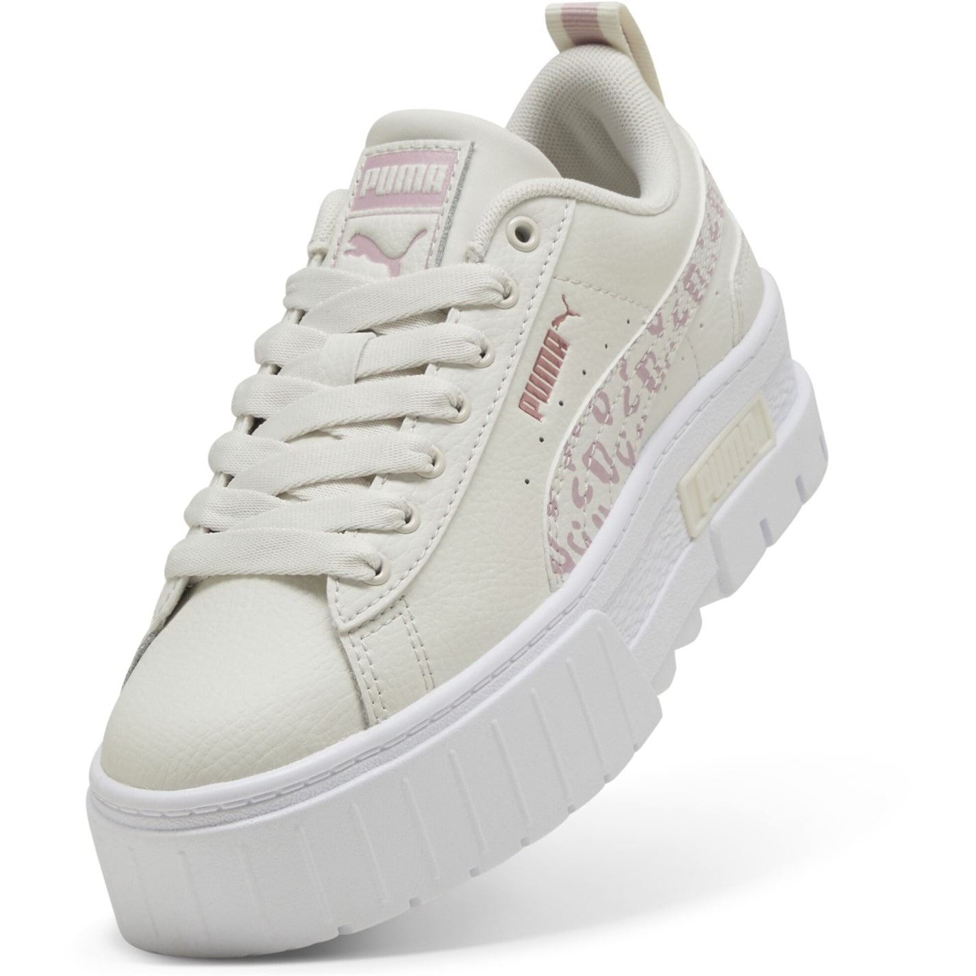 Puma Junior Mayze Graphic Print Platform Skate Shoes