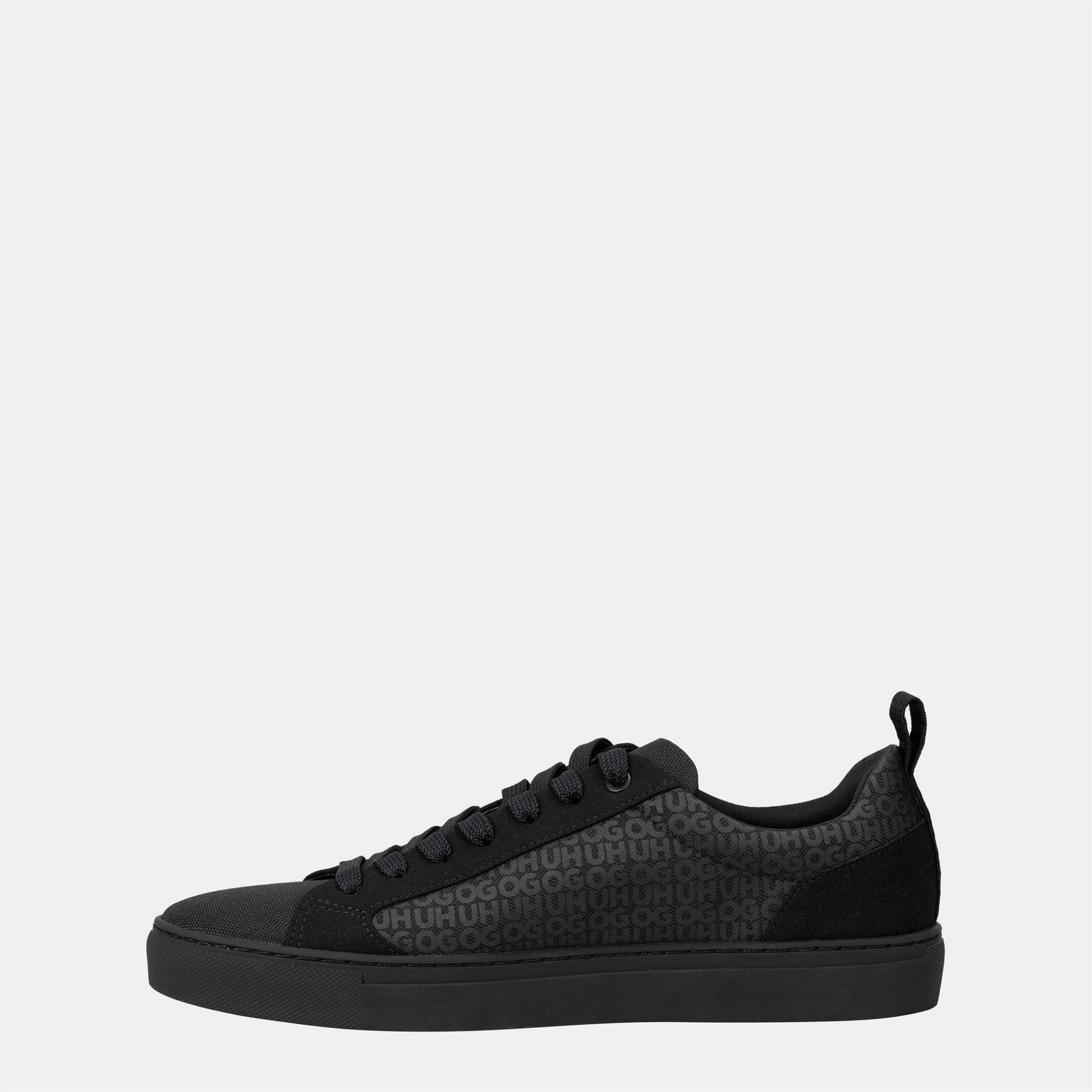 Hugo Leather Logo Trainers