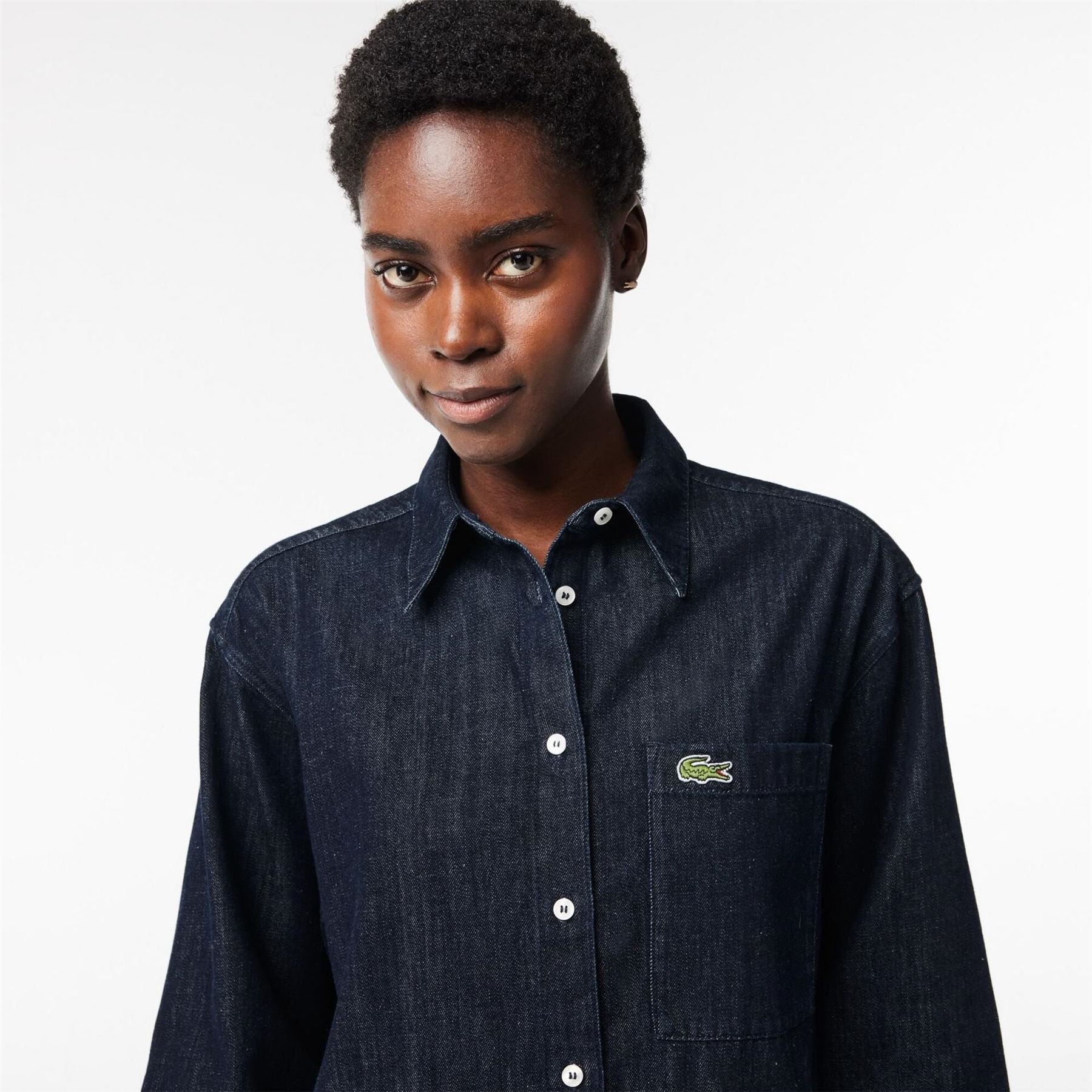 Lacoste Denim Long Sleeve Regular Fit Shirt