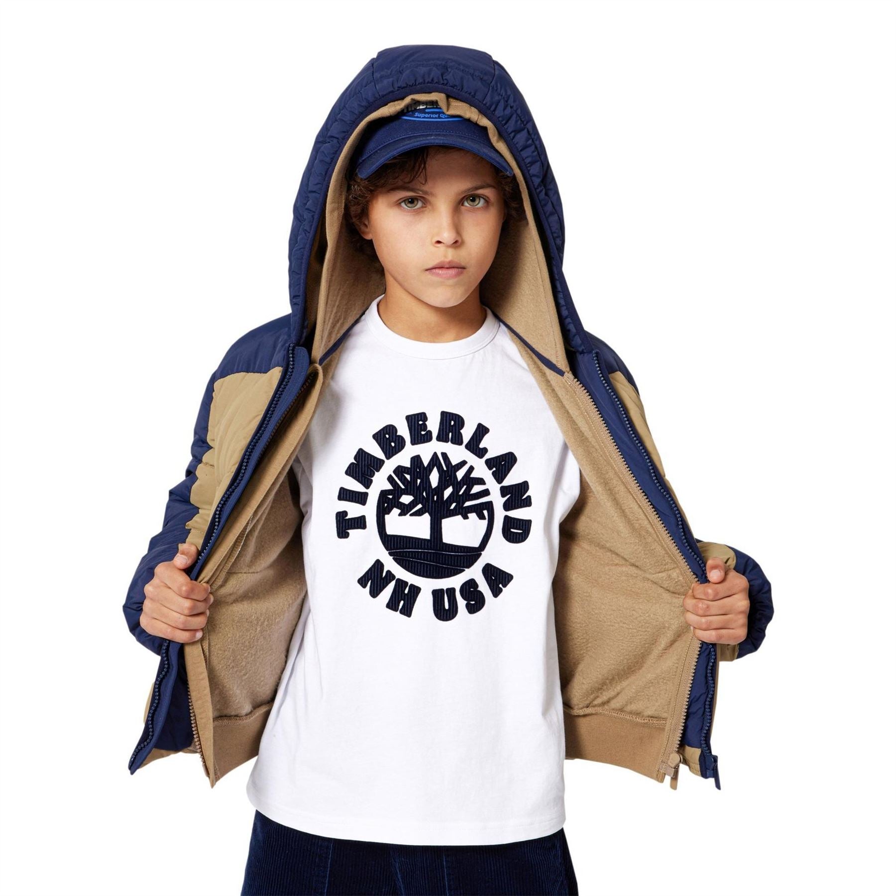Timberland Timber Colour Block Medium Puffer Jacket