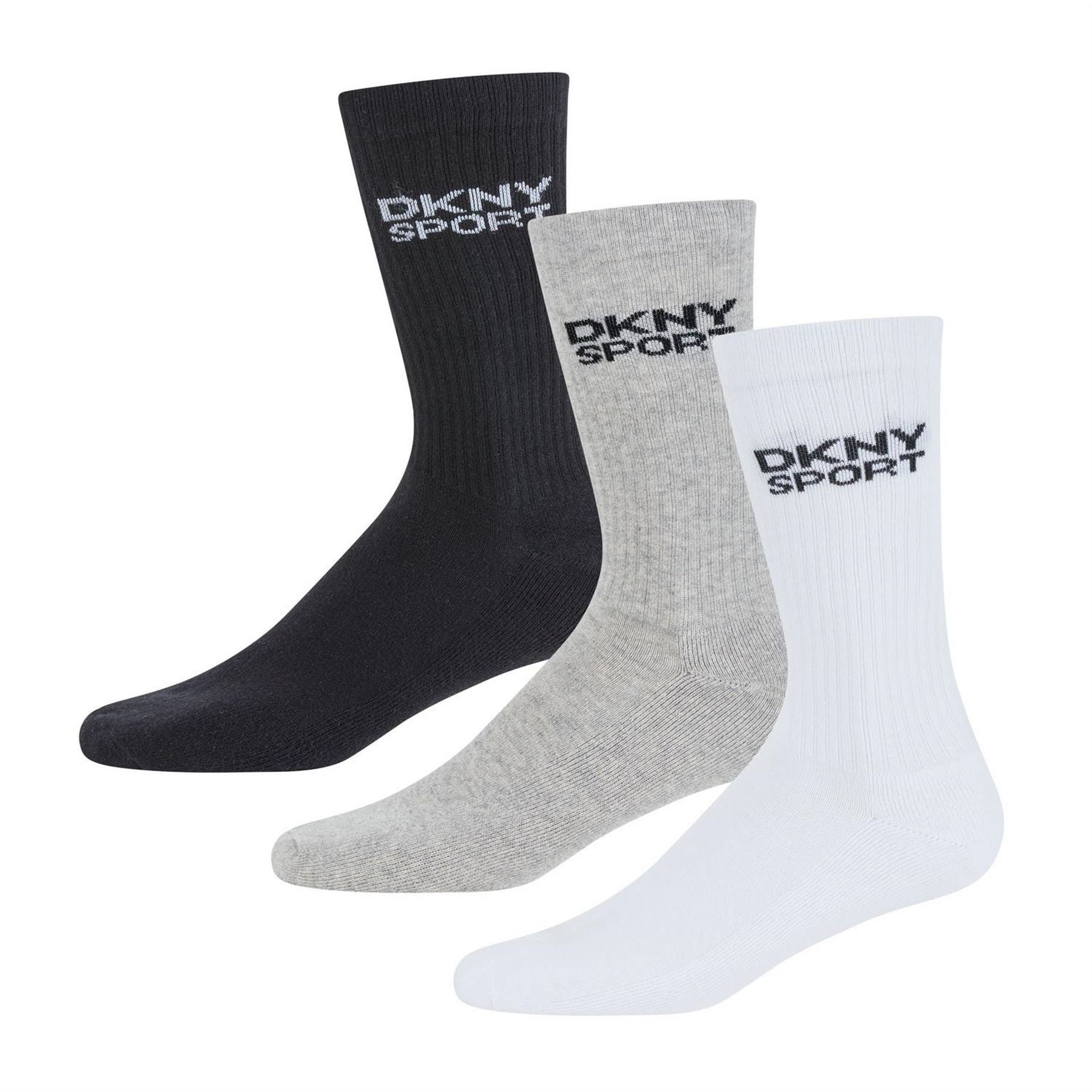 DKNY Mens 3 Pack Sports Socks Radde