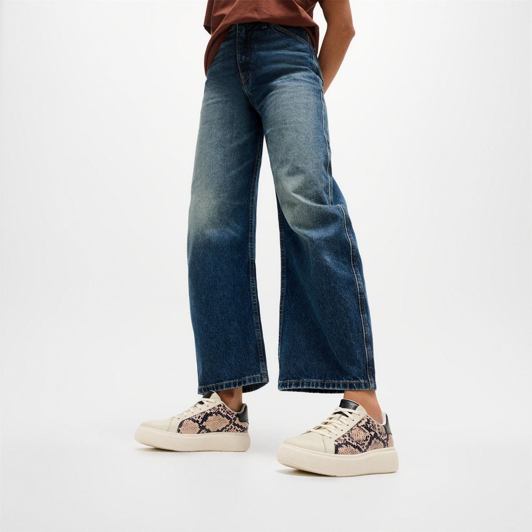 FitFlop Rtg Snake Low Top Trainers