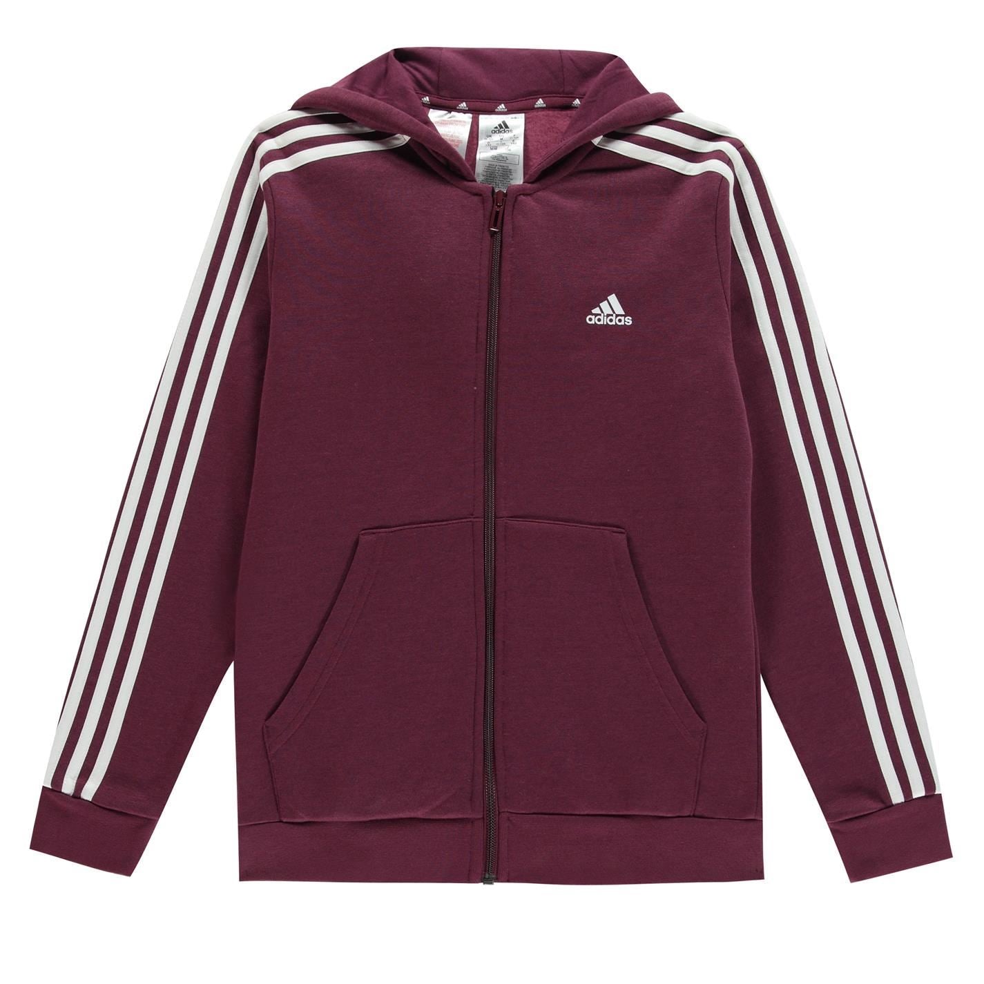 adidas Essentials 3 Stripes Hoodie Kids
