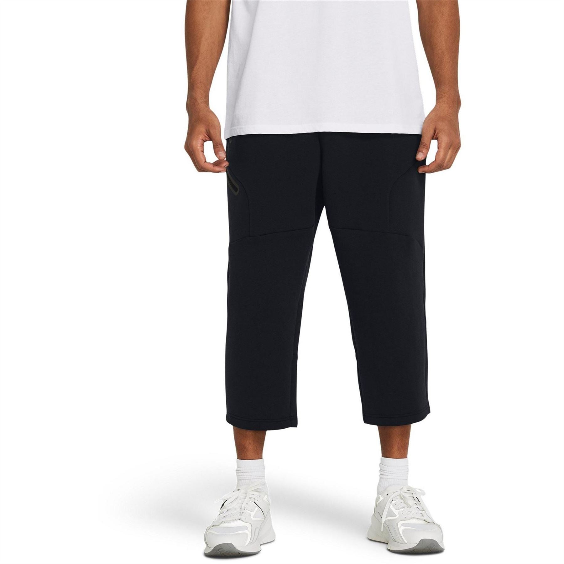Under Armour Fleece Baggy Cropped Performance Tracksuit Bottoms