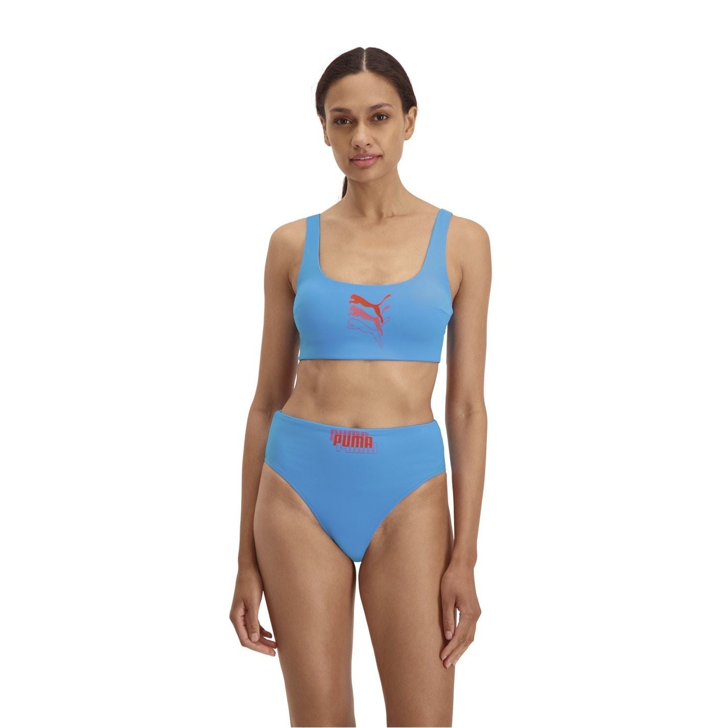 Puma Logo Print Swim Brief