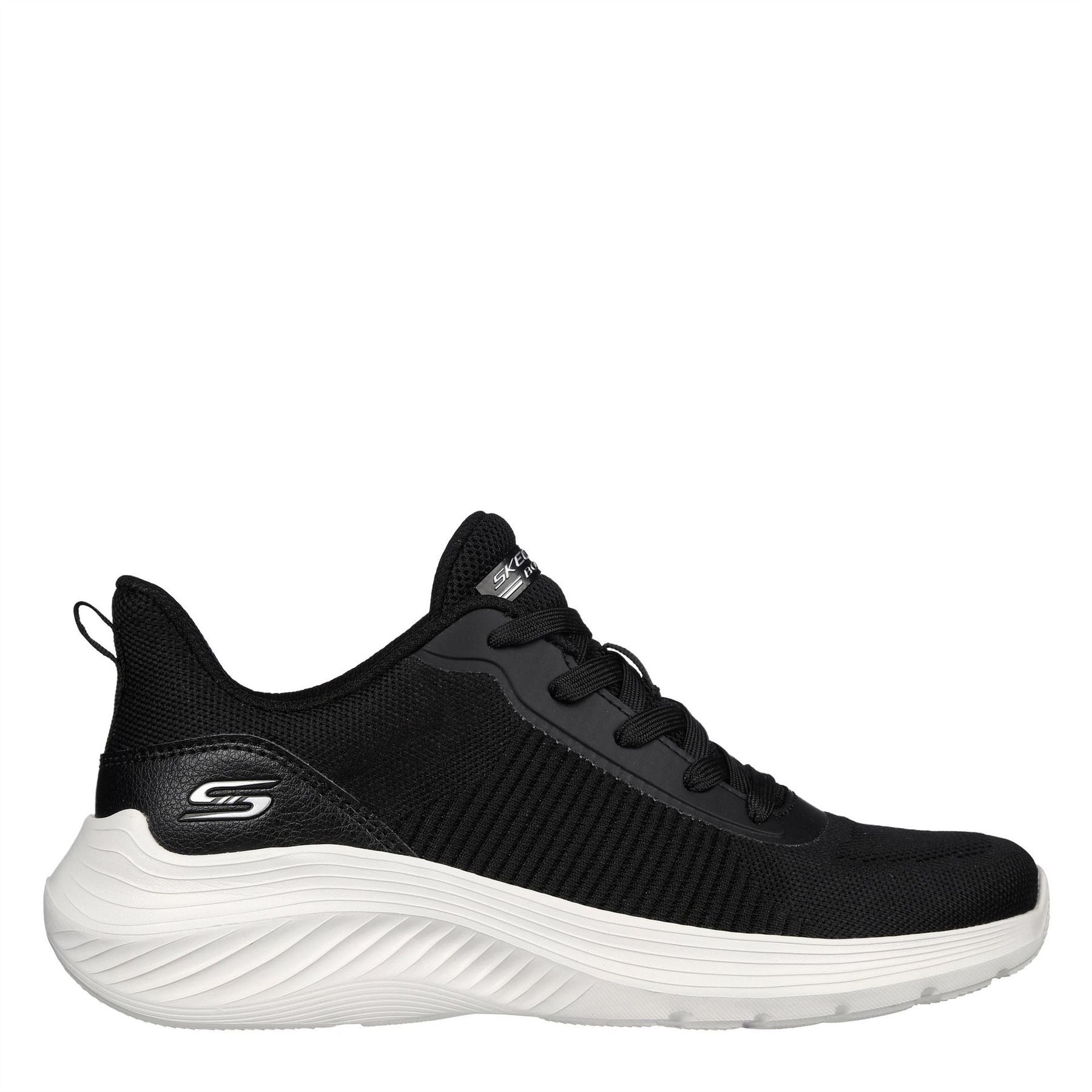 Skechers Womens Bobs Squad Waves Low Top Trainers
