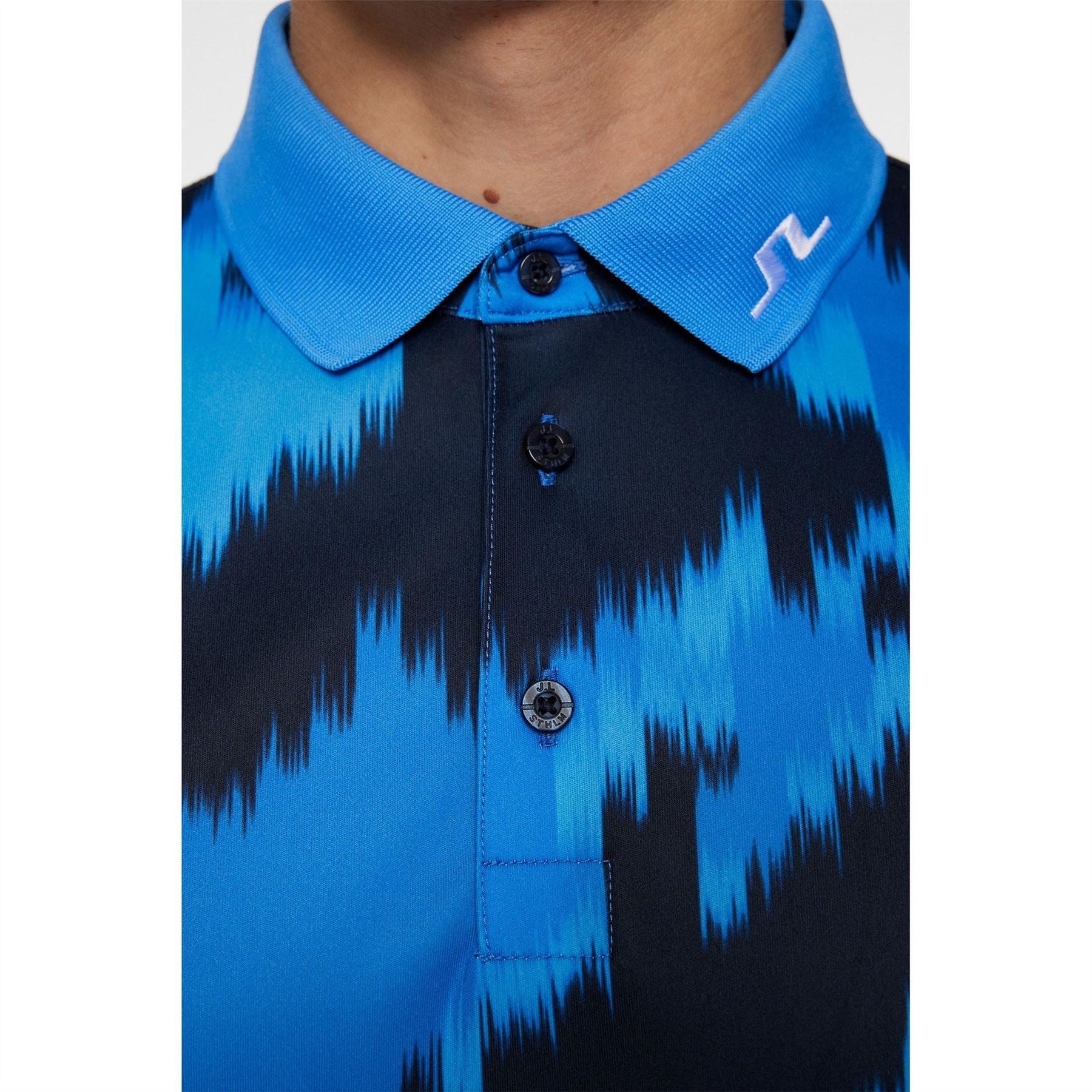J Lindeberg Golf Tech Print Polo Sn52