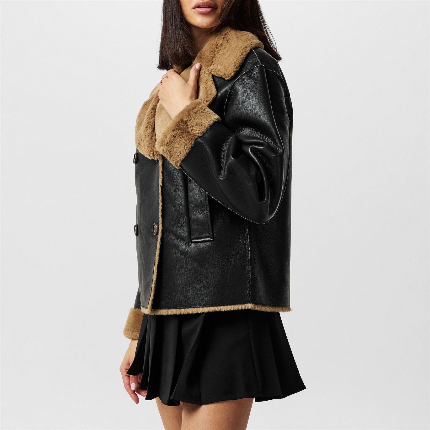 French Connection Cerys Collared Neck Regular Fit Jacket