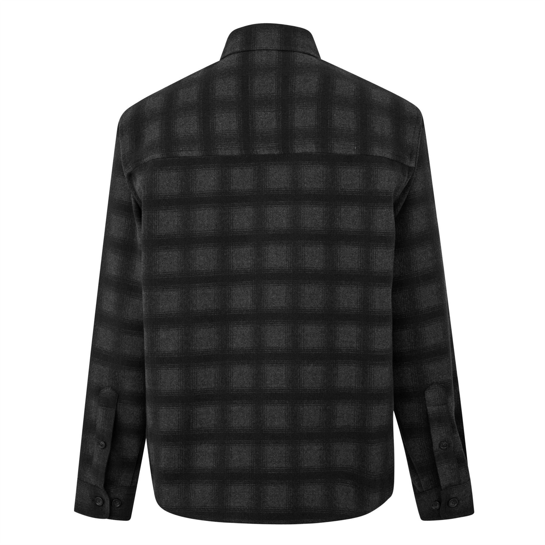 Boss C Owen Flannel Check Long Sleeve Overshirt
