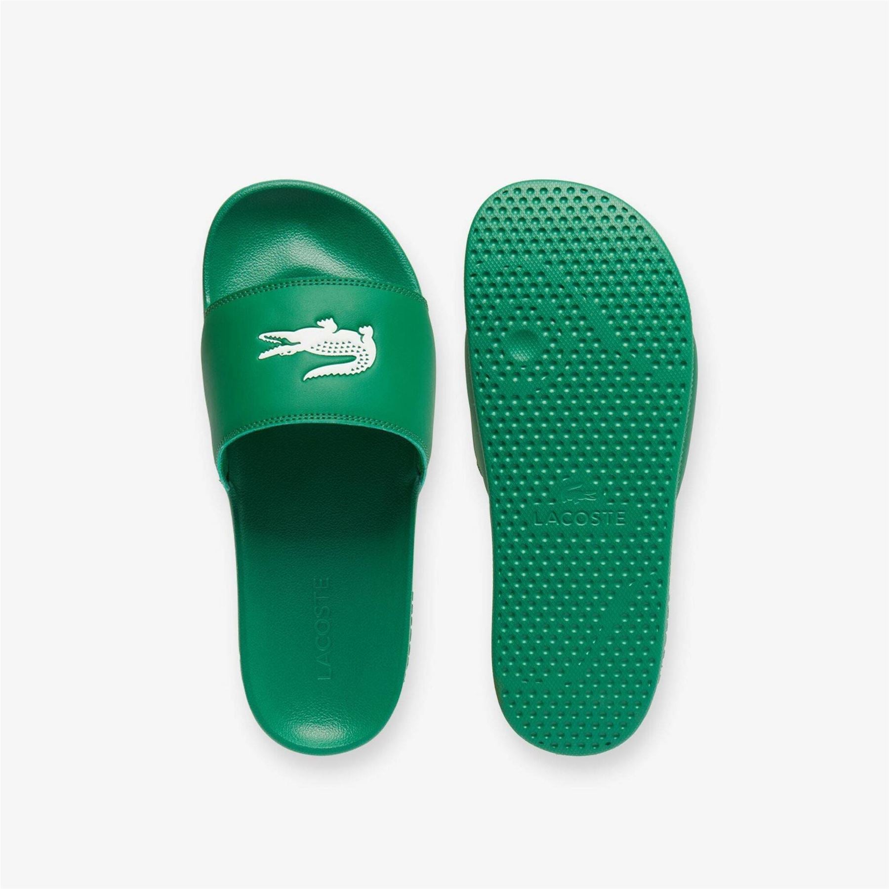 Lacoste Serve Crocodile Print Slide Mules