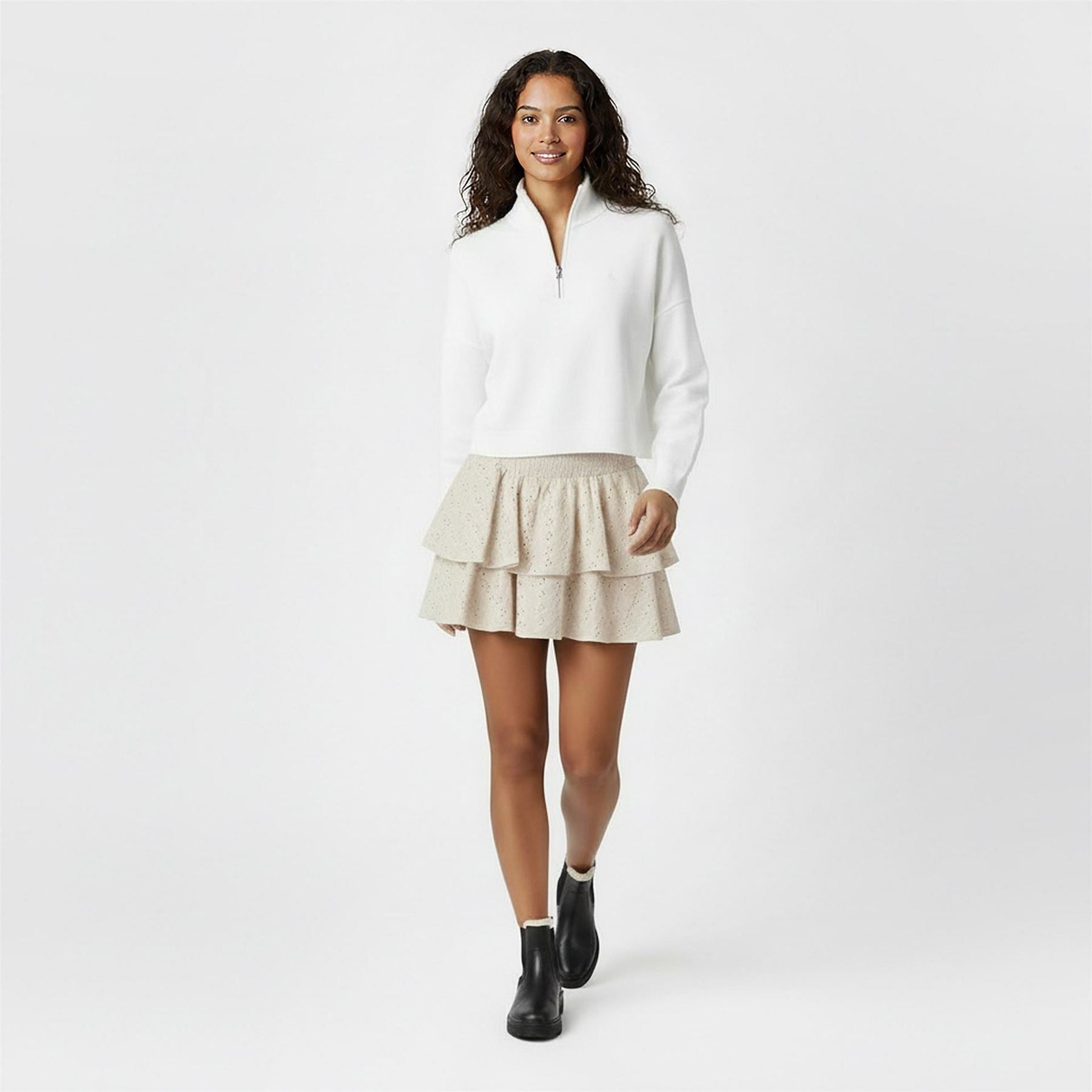 Jack Wills Mock Neck Regular Fit Sweater