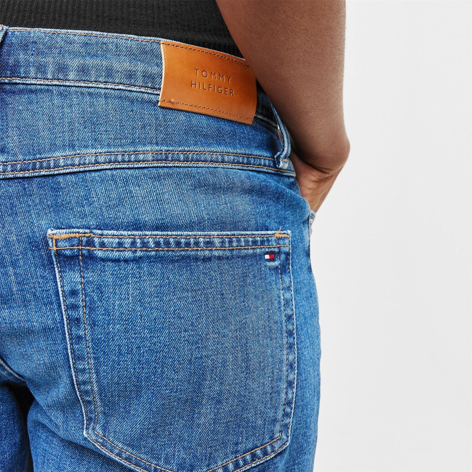 Tommy Hilfiger Five Pocket Straight Leg Jeans