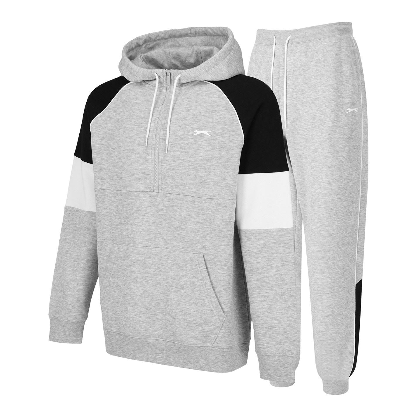Slazenger Mens Quarter Zip Tracksuit