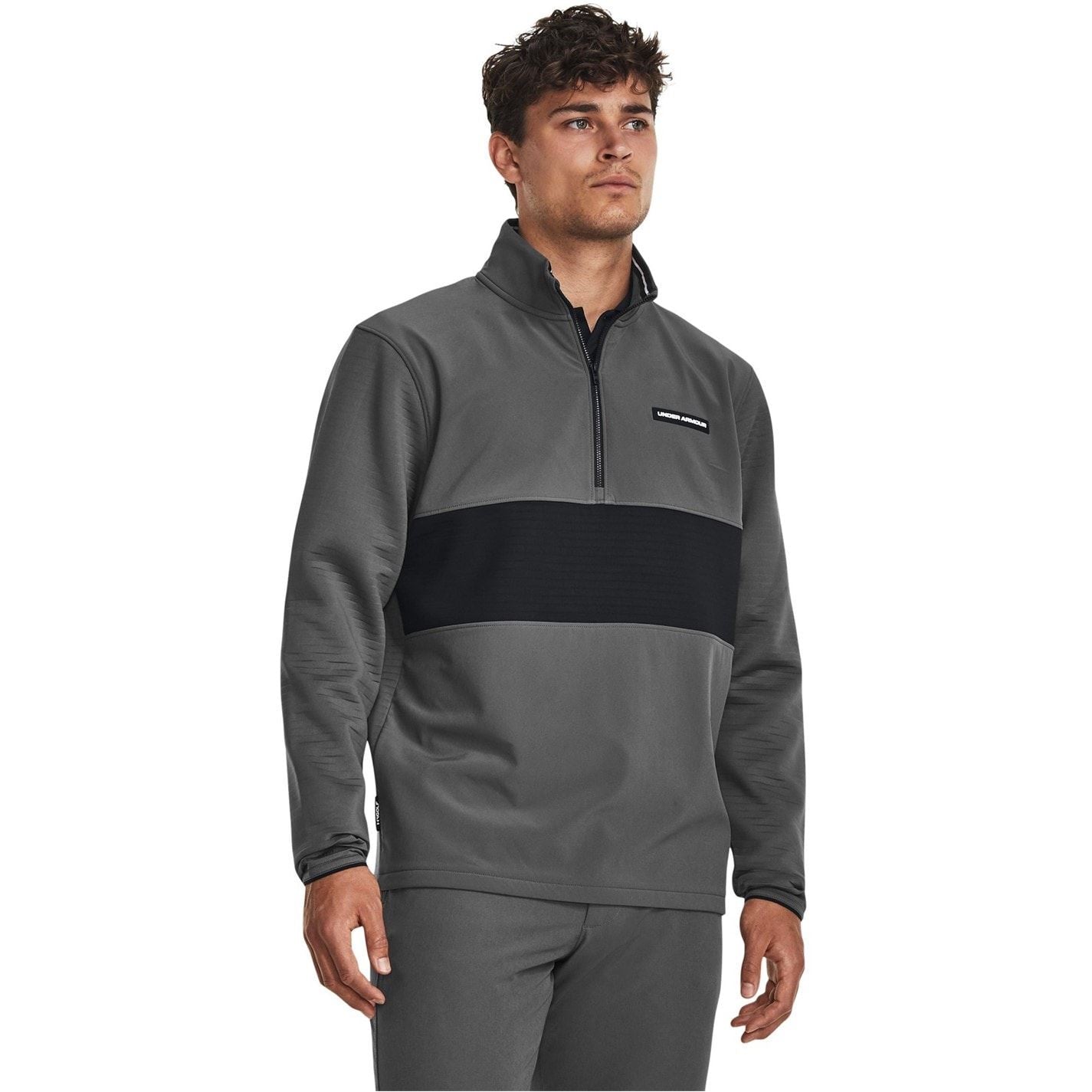 Under Armour Daytona Zip Neck High Collar Long Sleeve Sweatshirt