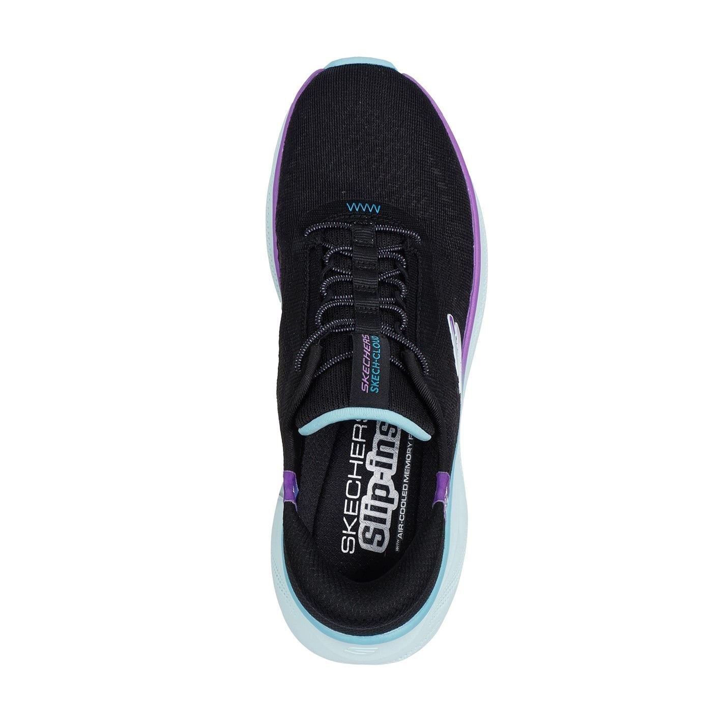 Skechers Round Toe Flat Heel Low Top Sneakers