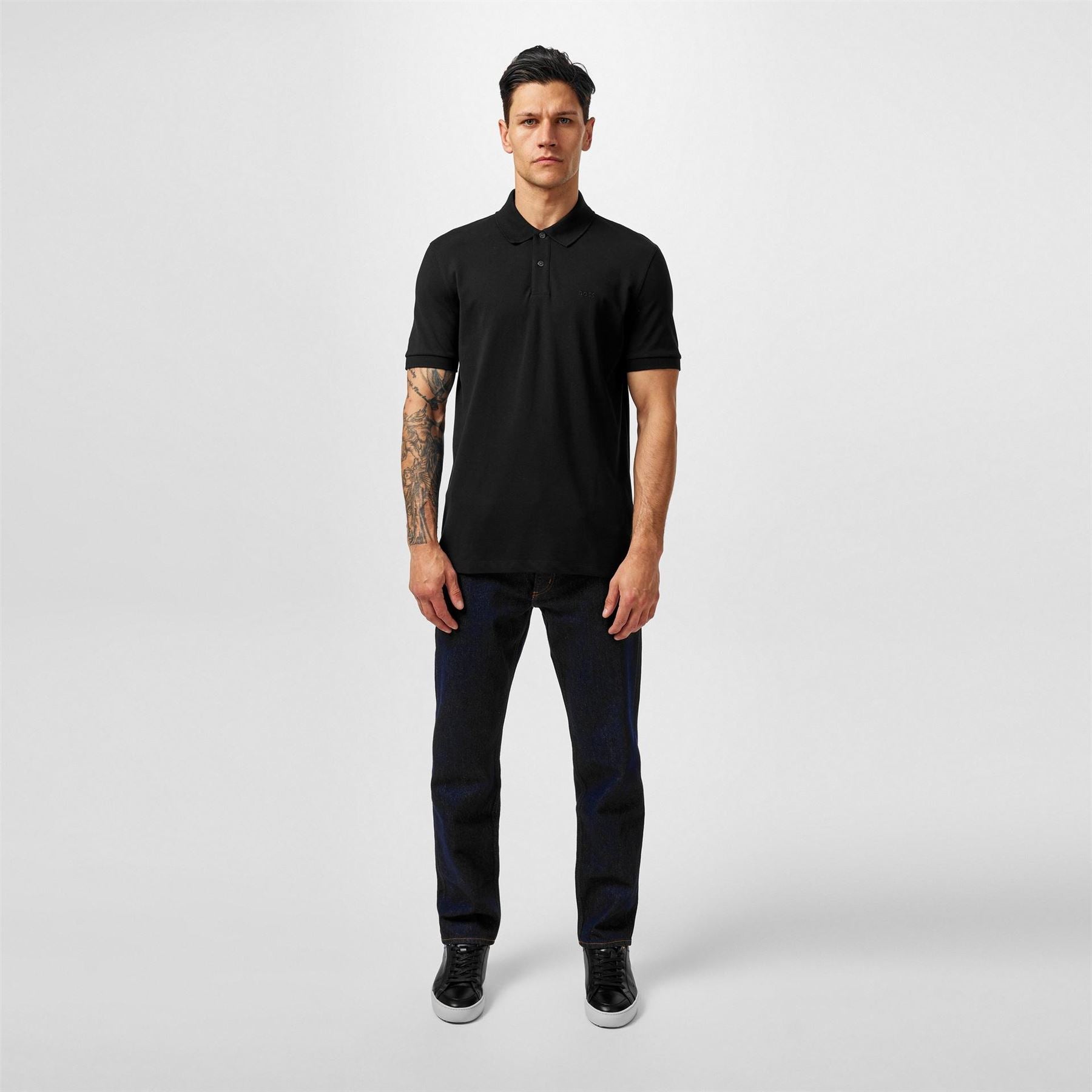 Boss BOSS BLACK Pallas Polo Iconic Logo Embroidered Shirt