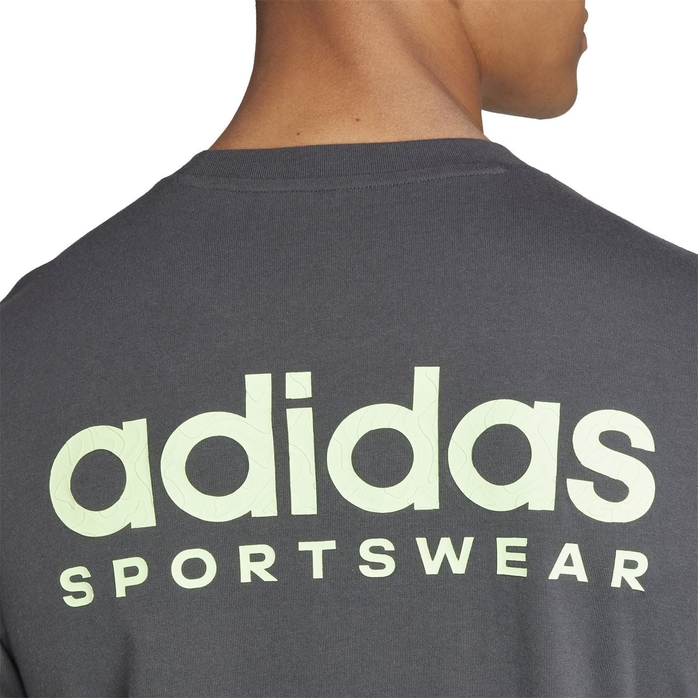 adidas Mens Molded Linear Graphic T-Shirt