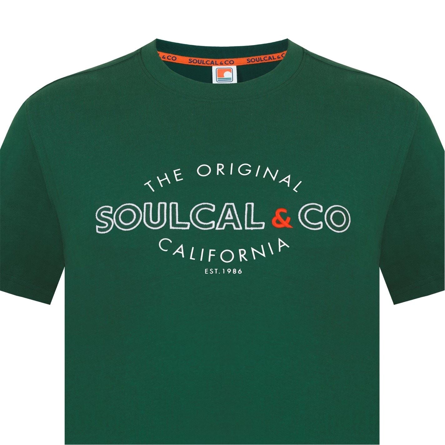 SoulCal Regular Fit Geographic Print Crew Neck T-Shirt