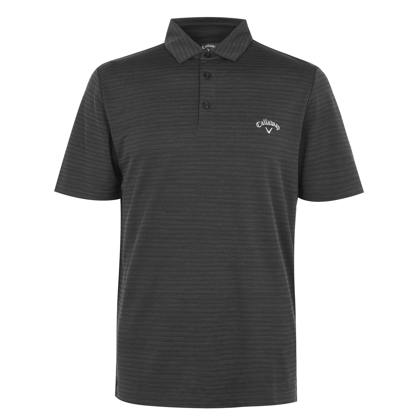 Callaway Mens Herringbone Golf Polo Shirt