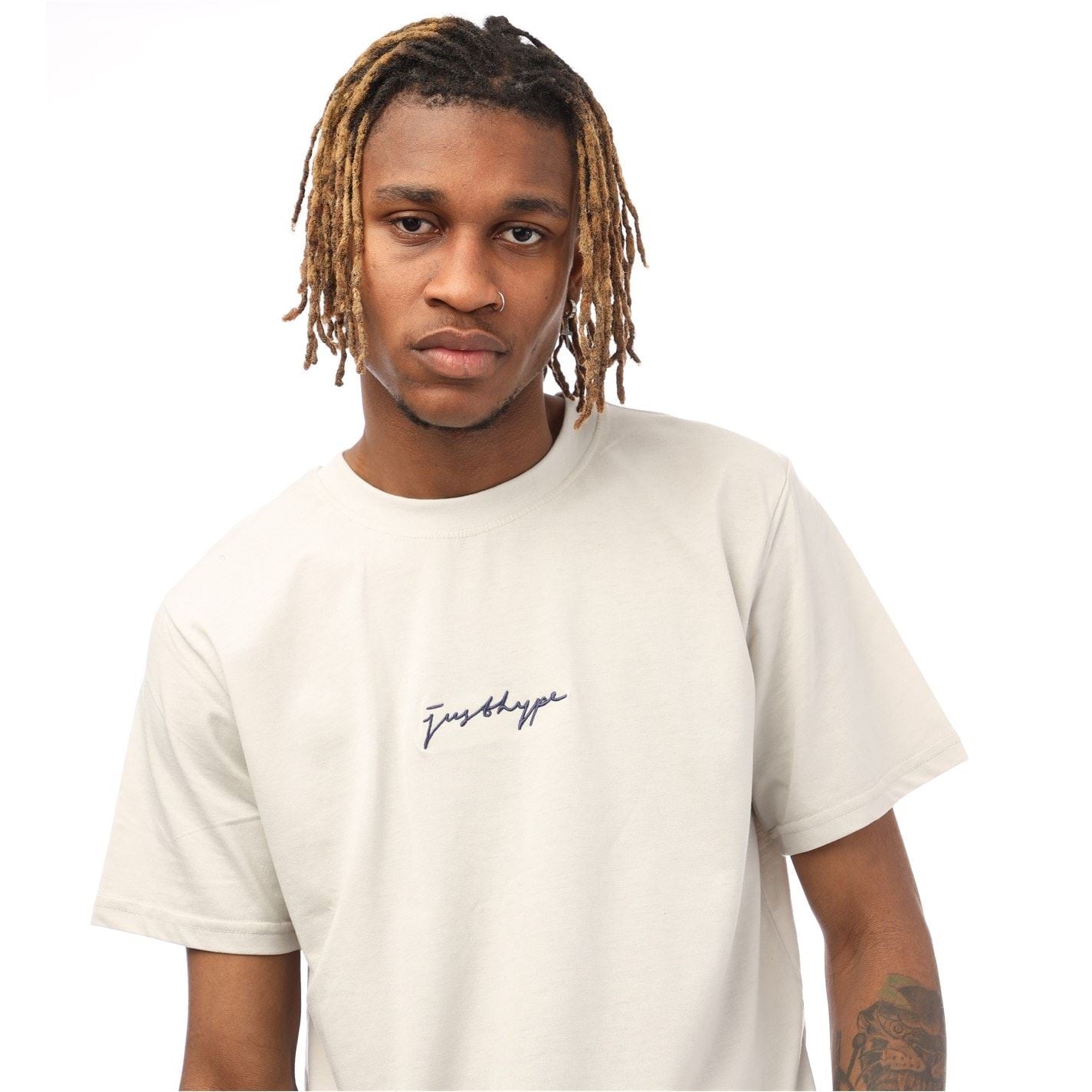 Hype Regular Fit Crew Neck Signature Print T-Shirt