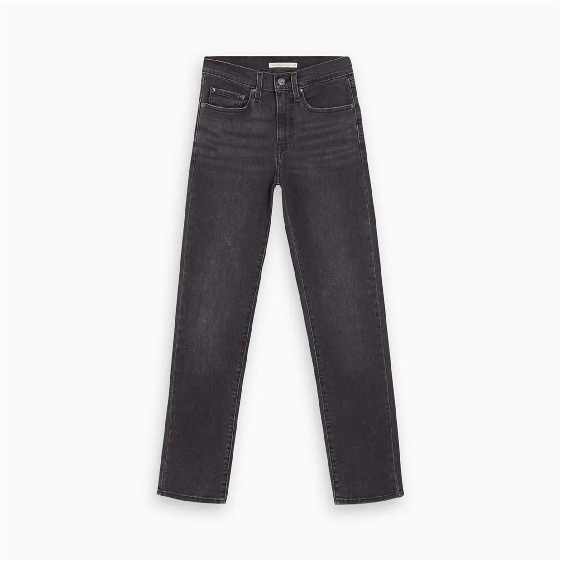 Levis High Rise Straight Leg Jeans