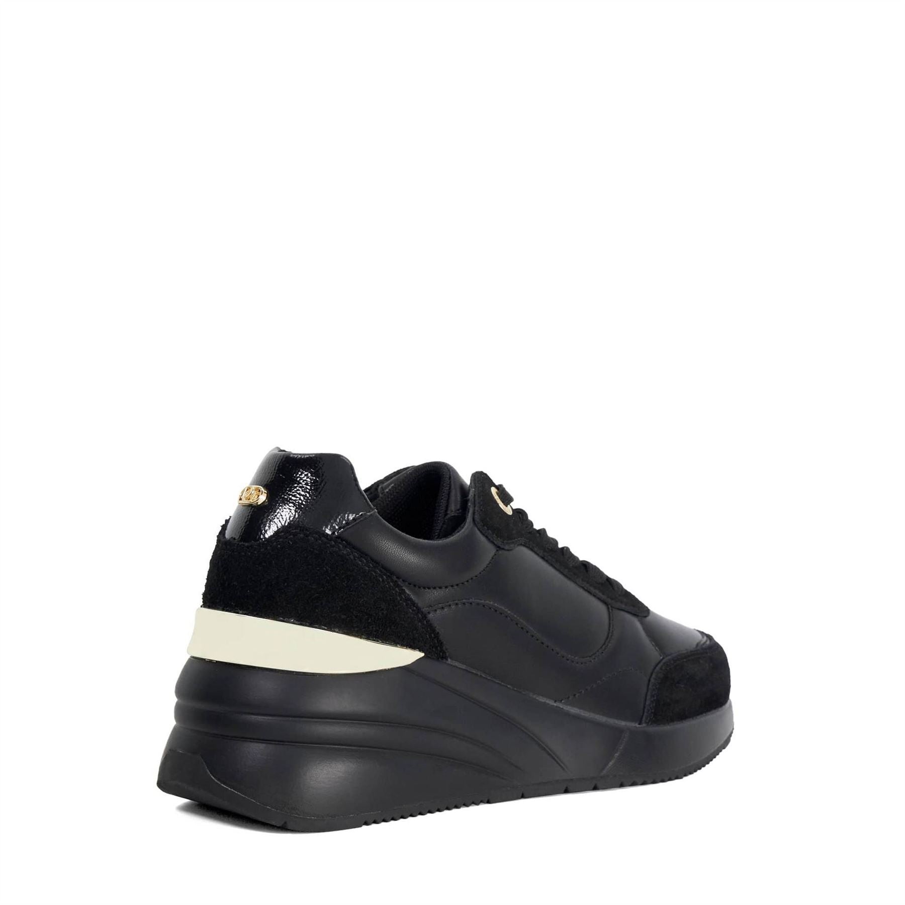 Dune London Elatie Lace Up Wedge Trainers