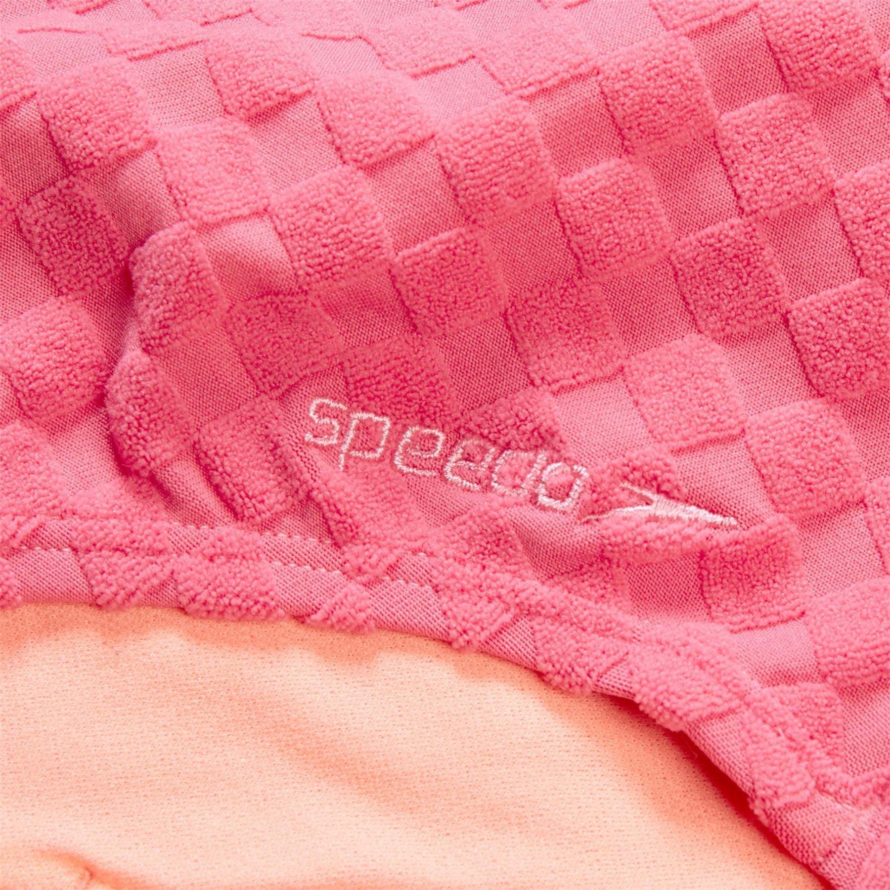 Speedo Ty C Out Textured Checkerboard Swimsuit